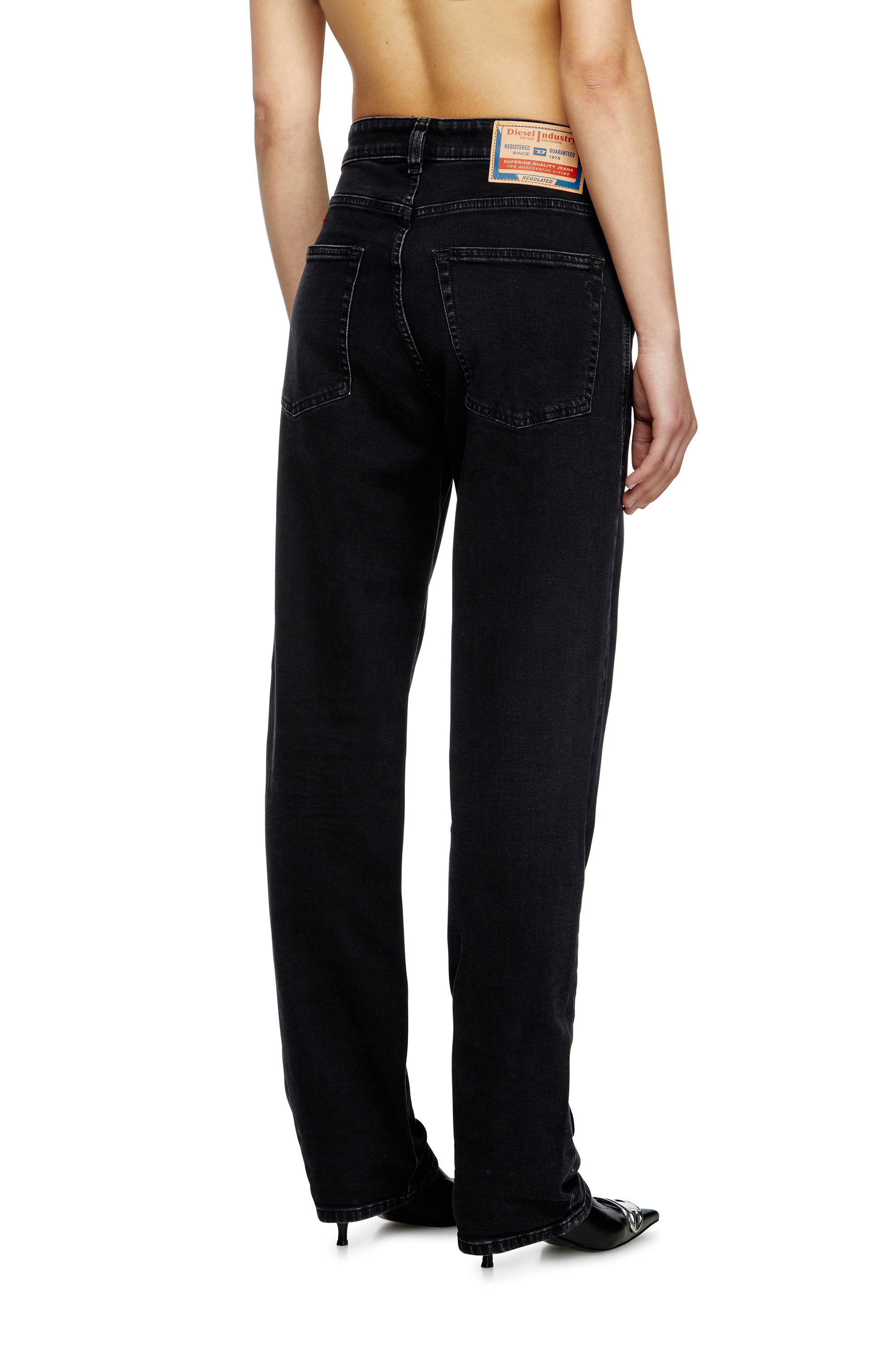 Regular Jeans 1988 D-Ark 09M69, Negro/Gris oscuro Diesel - Regular Jeans 1988 D-Ark 09M69 Mujer, Negro/Gris oscuro - 4
