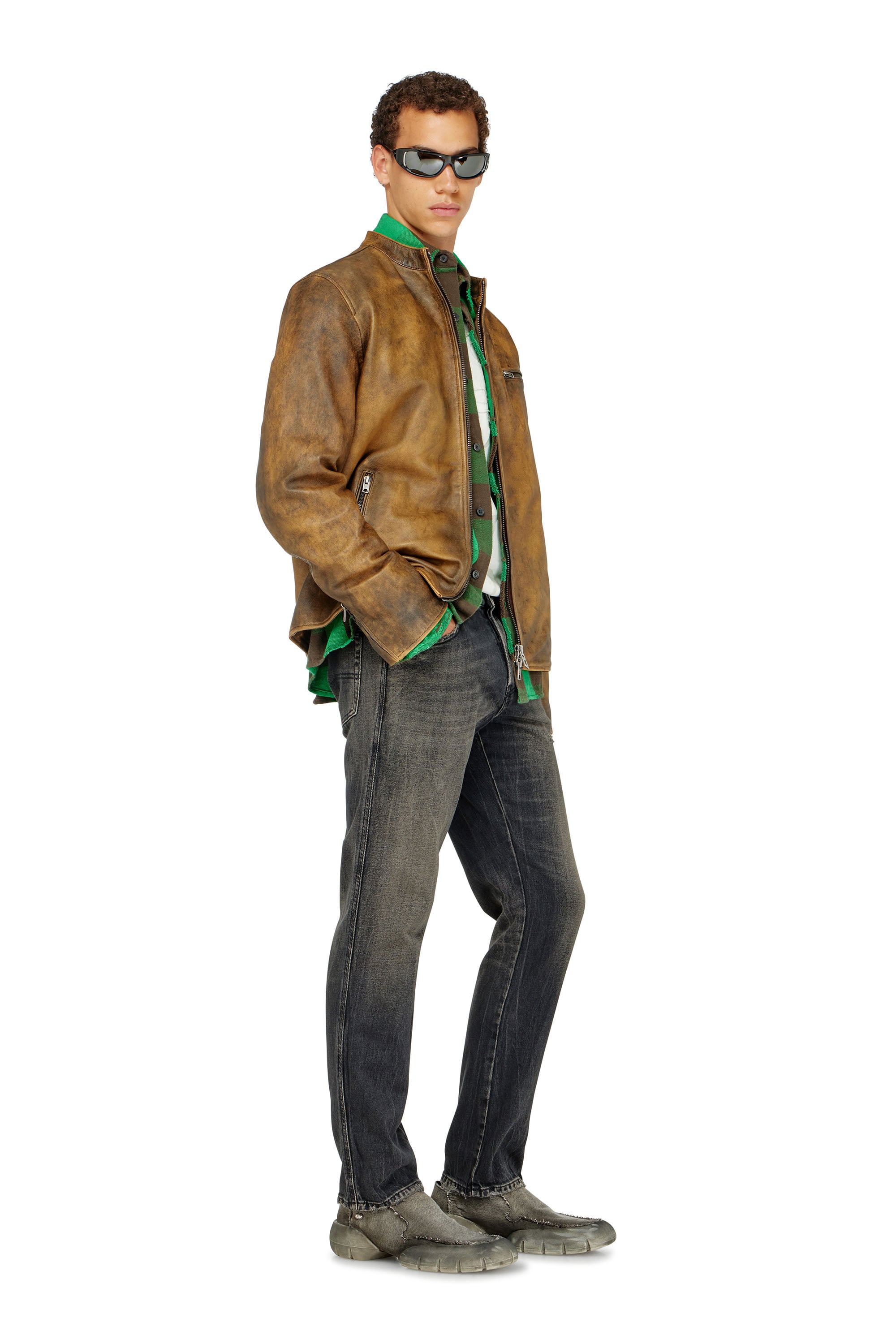 Diesel - Slim Jeans 1993 D-Vyl 09P46 Hombre, Negro/Gris oscuro - 4