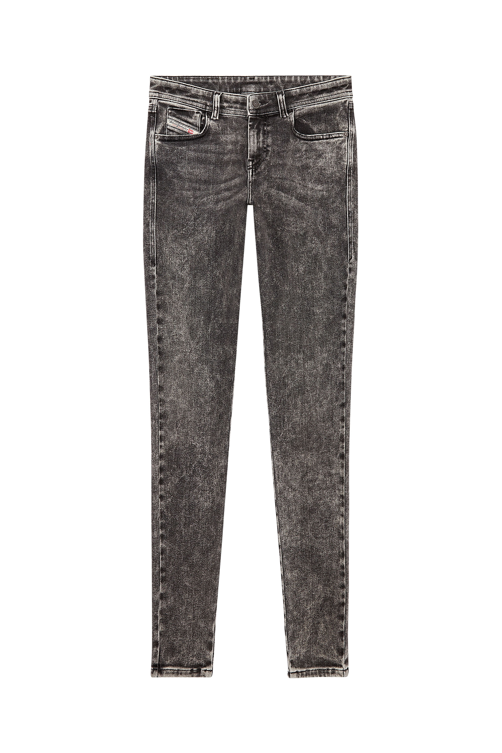 Diesel - Super skinny Jeans 2017 Slandy 09F80, Negro/Gris oscuro - Image 5