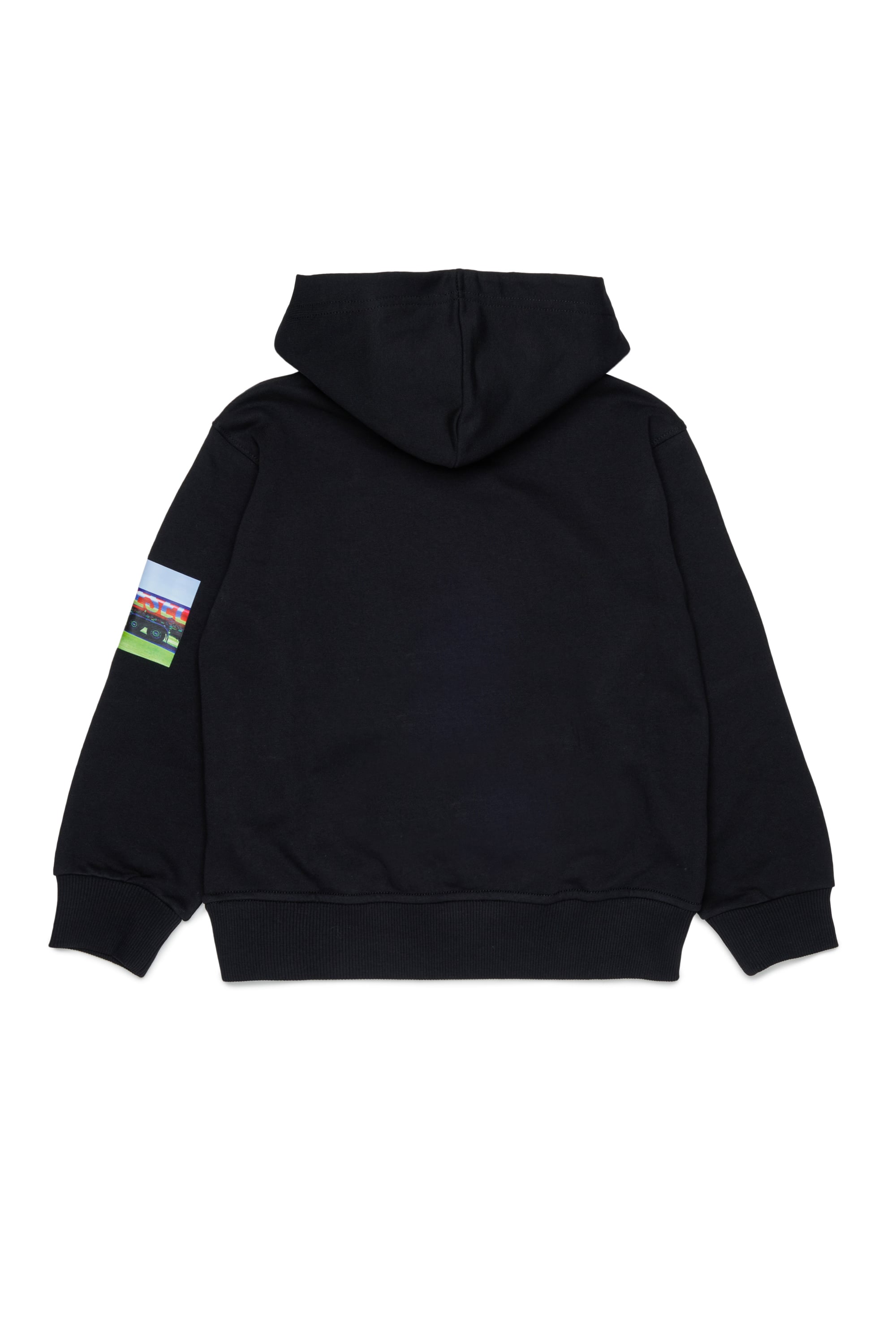 Diesel - SFORMY OVER, Sudadera con photo prints Hombre in Negro - 2