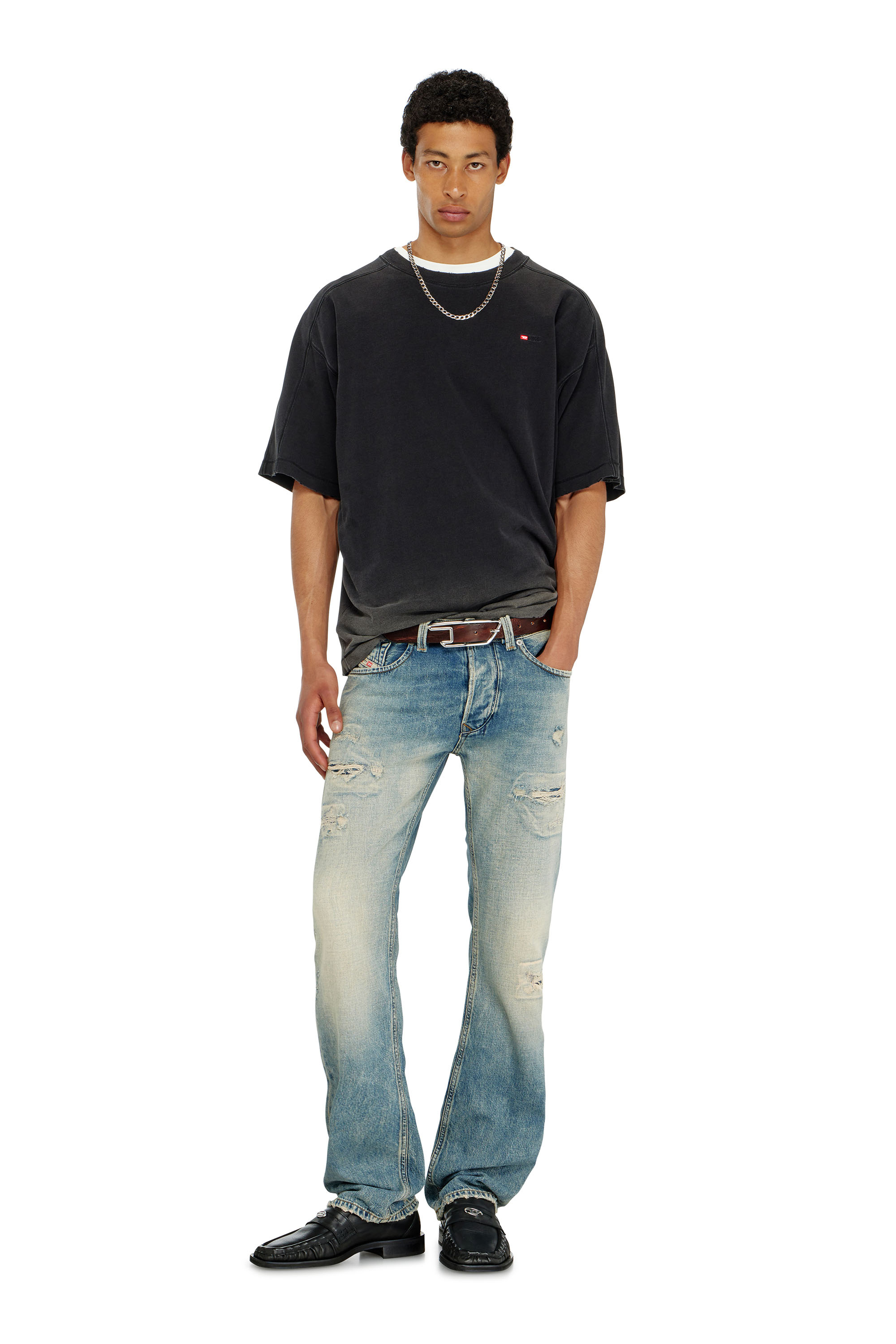 Diesel - T-CROX, Camiseta de algod&oacute;n con efecto degradado Hombre in ToBeDefined - 2