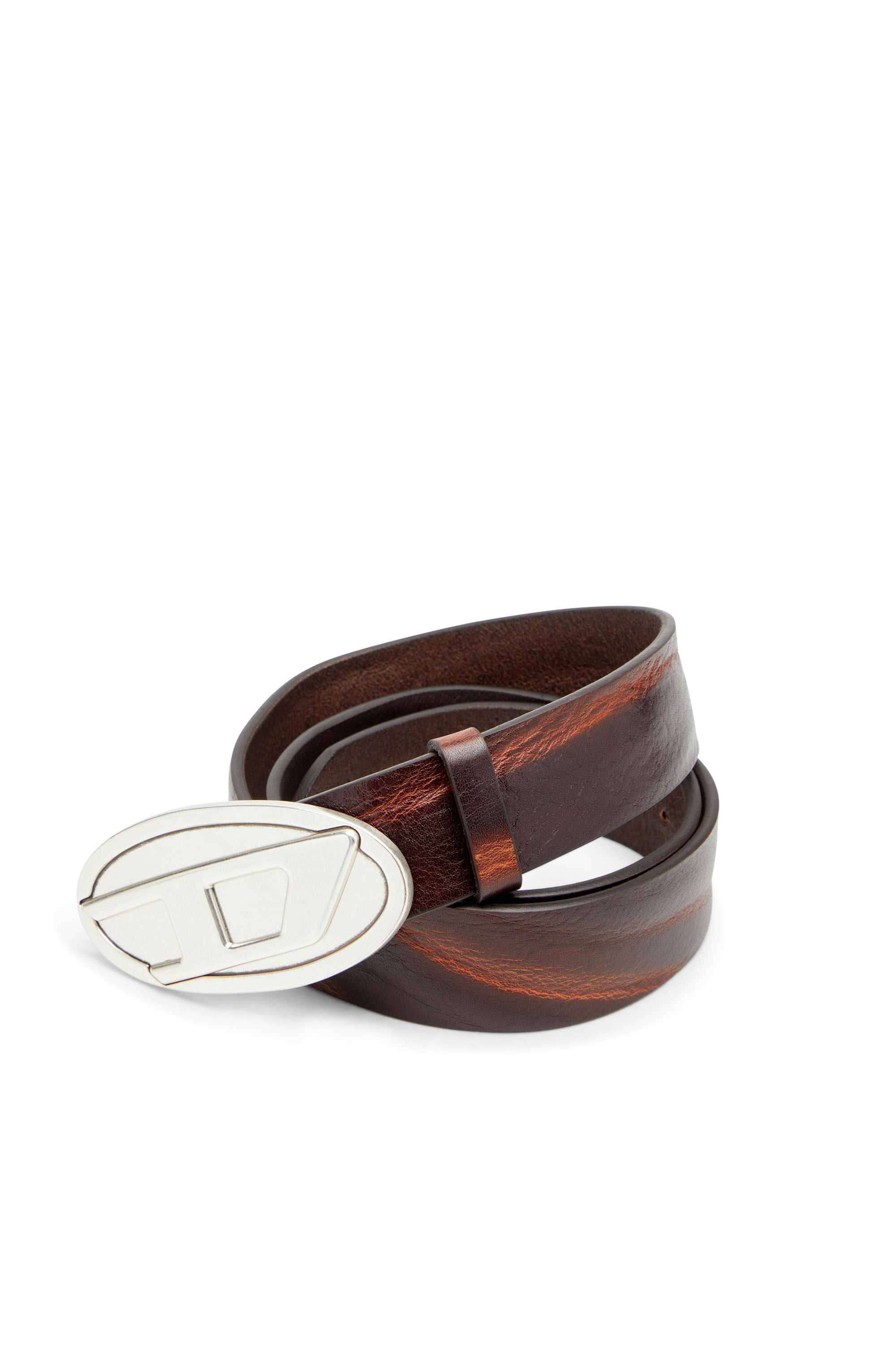 Diesel - B-1DR 2.0, Cinturón de 4 cm en cuero encerado Hombre in ToBeDefined - 3