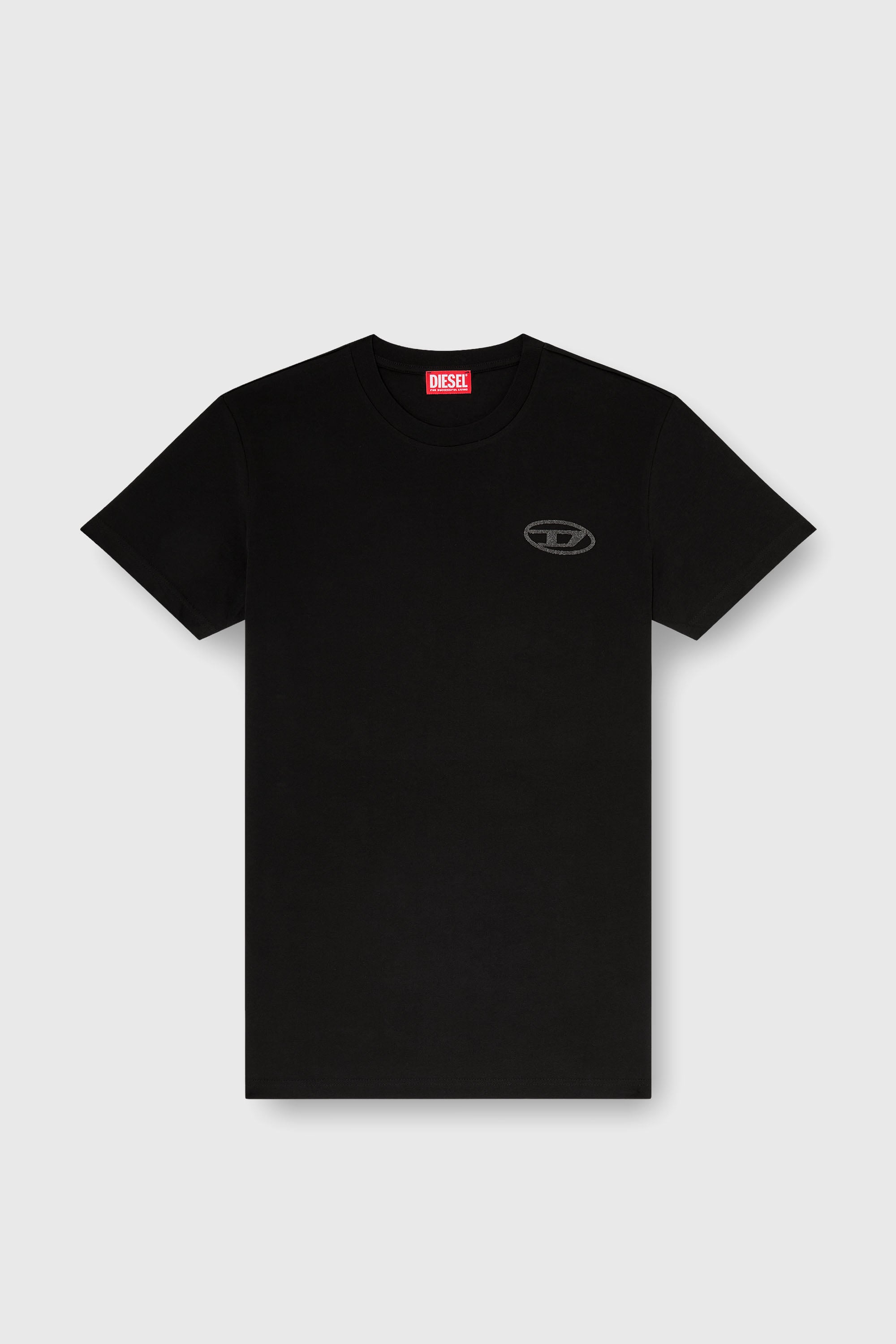 Diesel - T-DIEGO-T92, Camiseta de algod&oacute;n con logotipo Oval D Hombre in Negro - 2