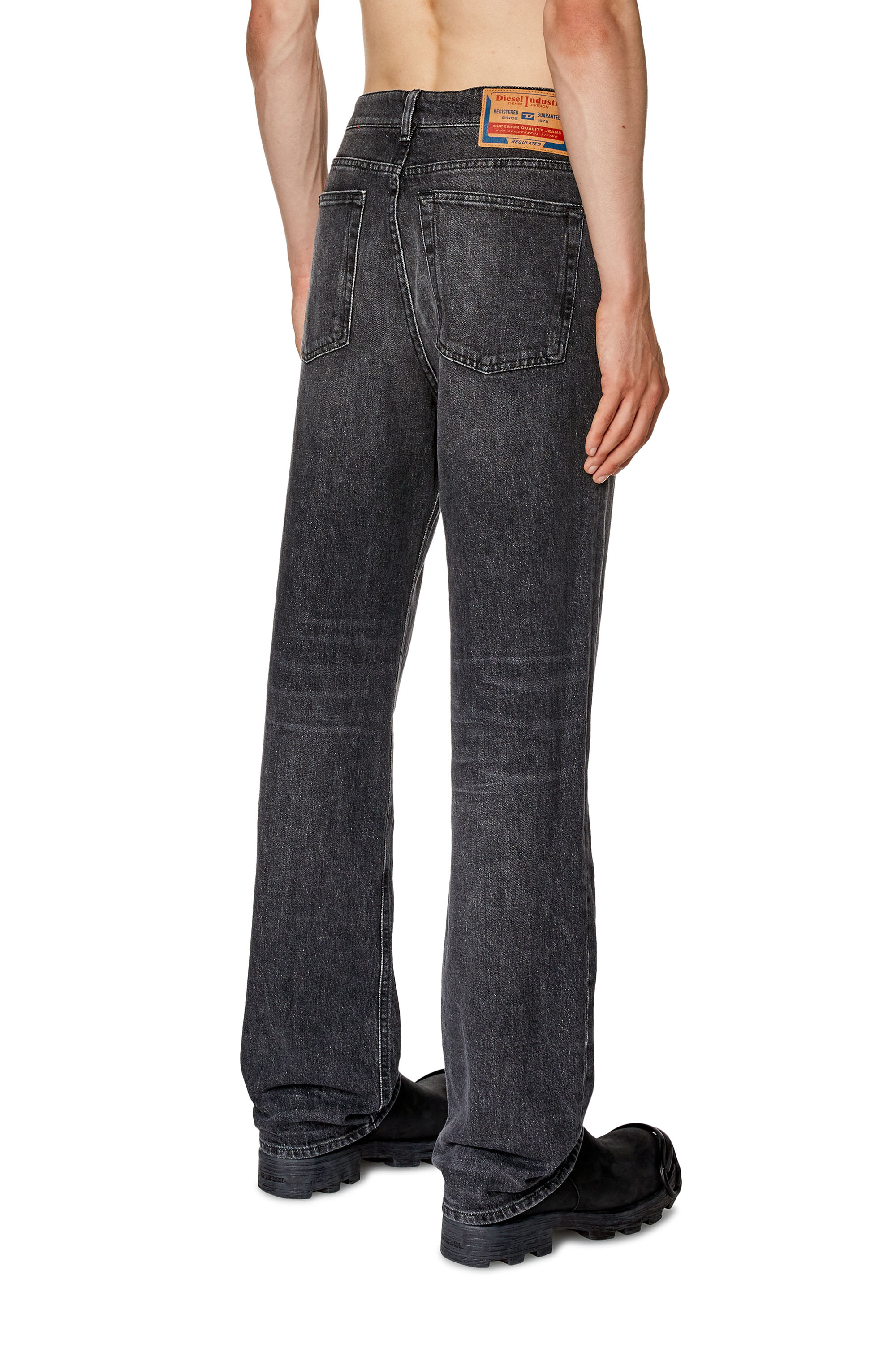 Diesel - Straight Jeans 1955 D-Rekiv 0CKAH, Negro/Gris oscuro - Image 2