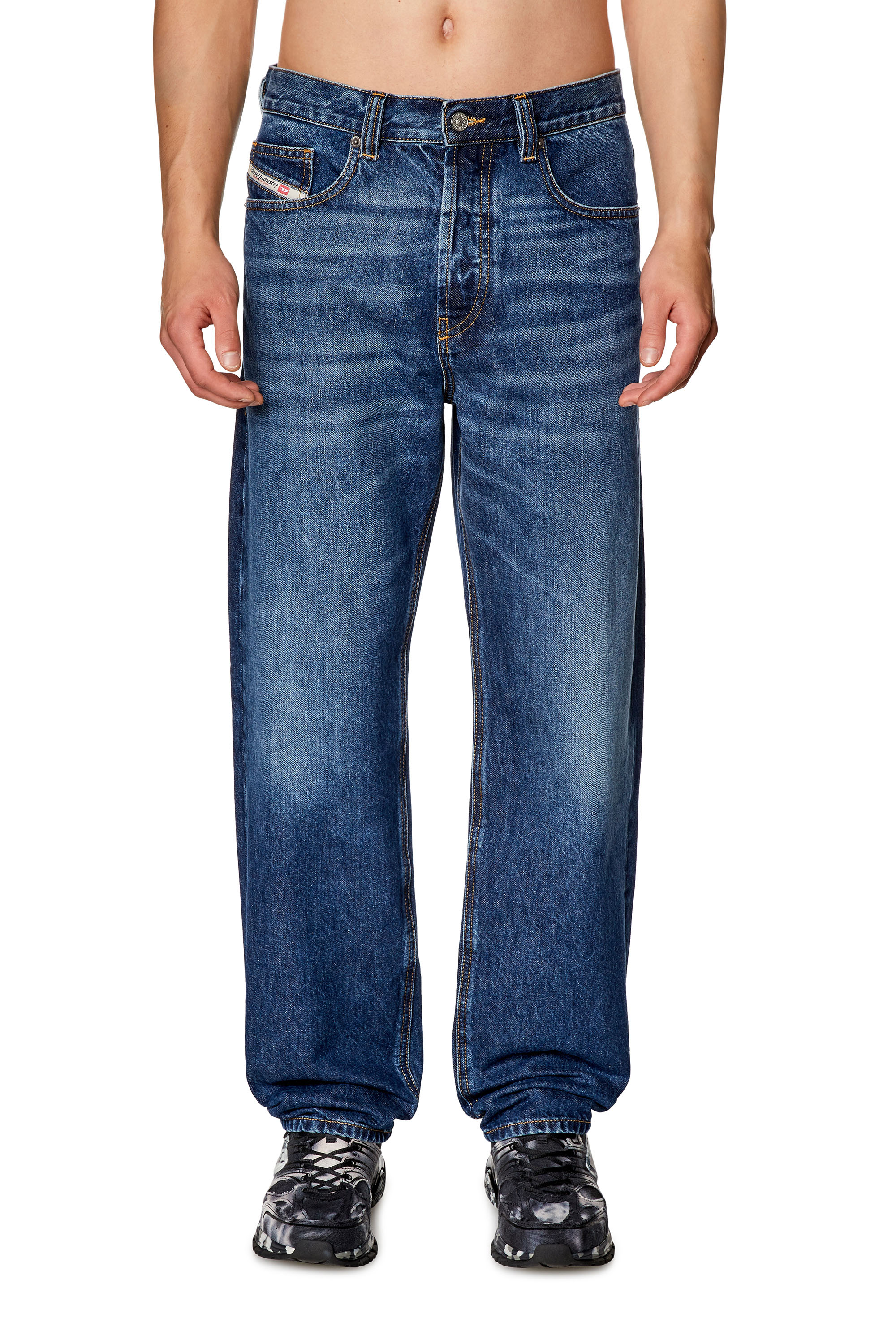 Diesel - Straight Jeans 2010 D-Macs 09I27, Azul Oscuro - Image 2