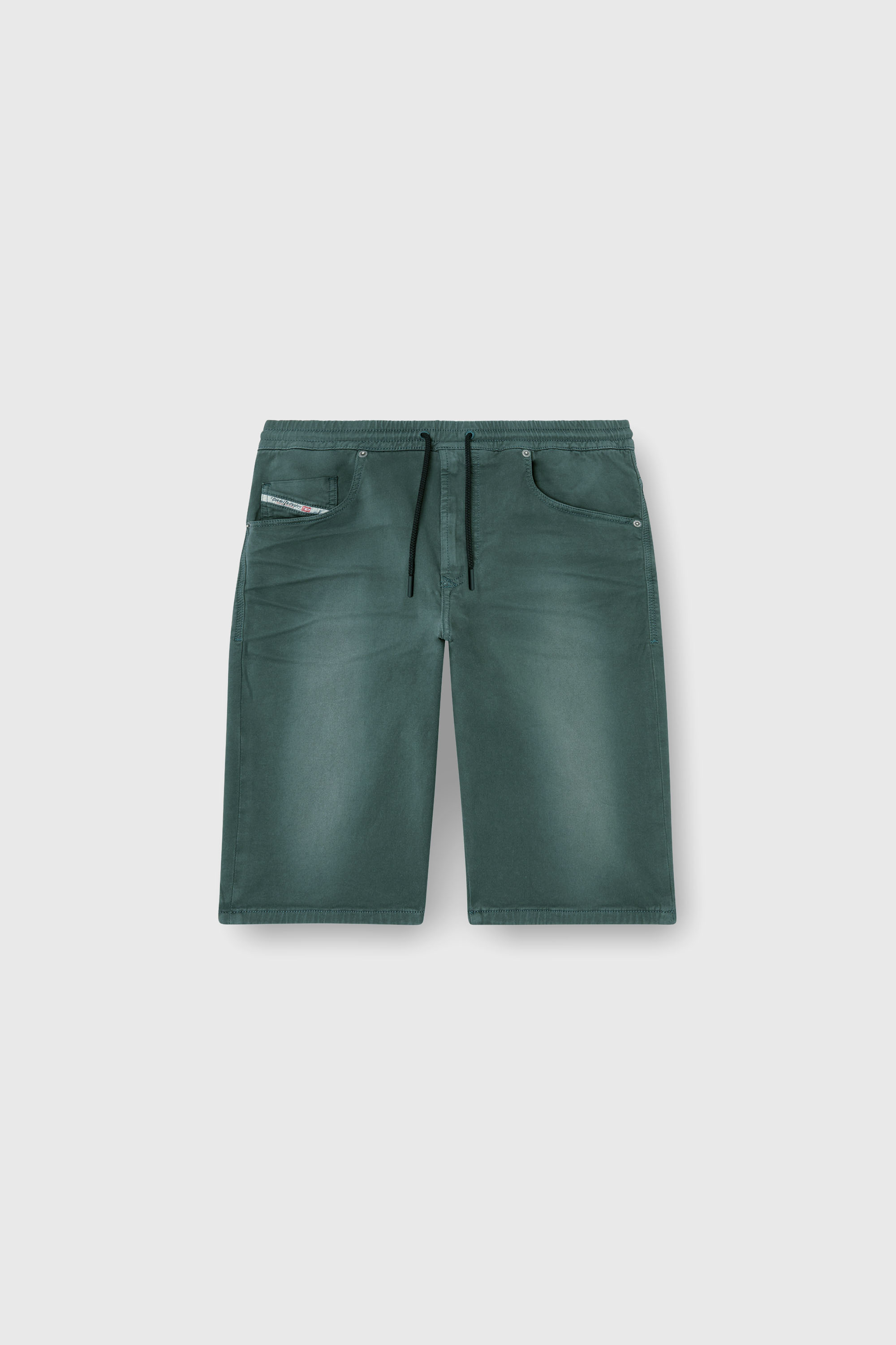 Diesel - 2033 D-KROOLEY-SHORT JOGG, Pantalones cortos chinos en JoggJeans Hombre in Gris - 2