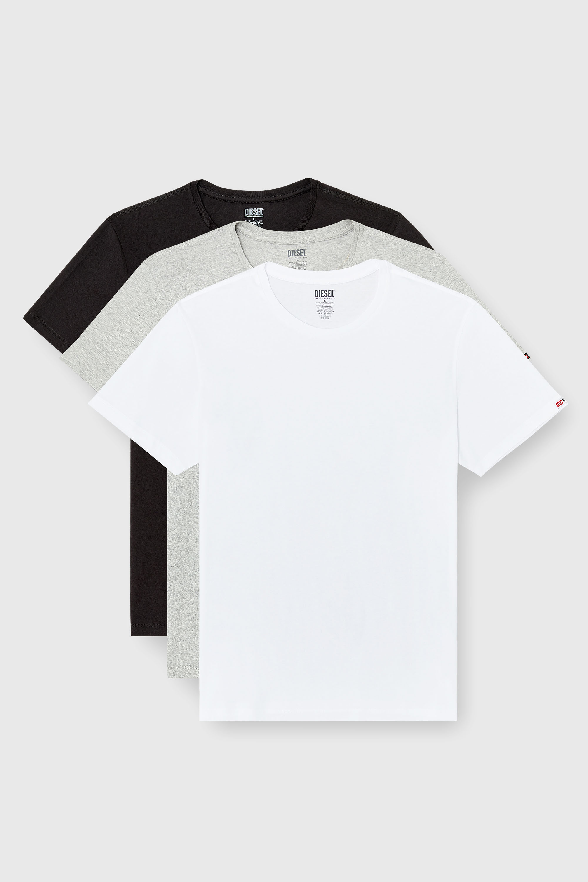 Diesel - RANDAL-D-CORE-3PACK, Pack de 3 camisetas de algod&oacute;n Hombre in Multicolor - 1