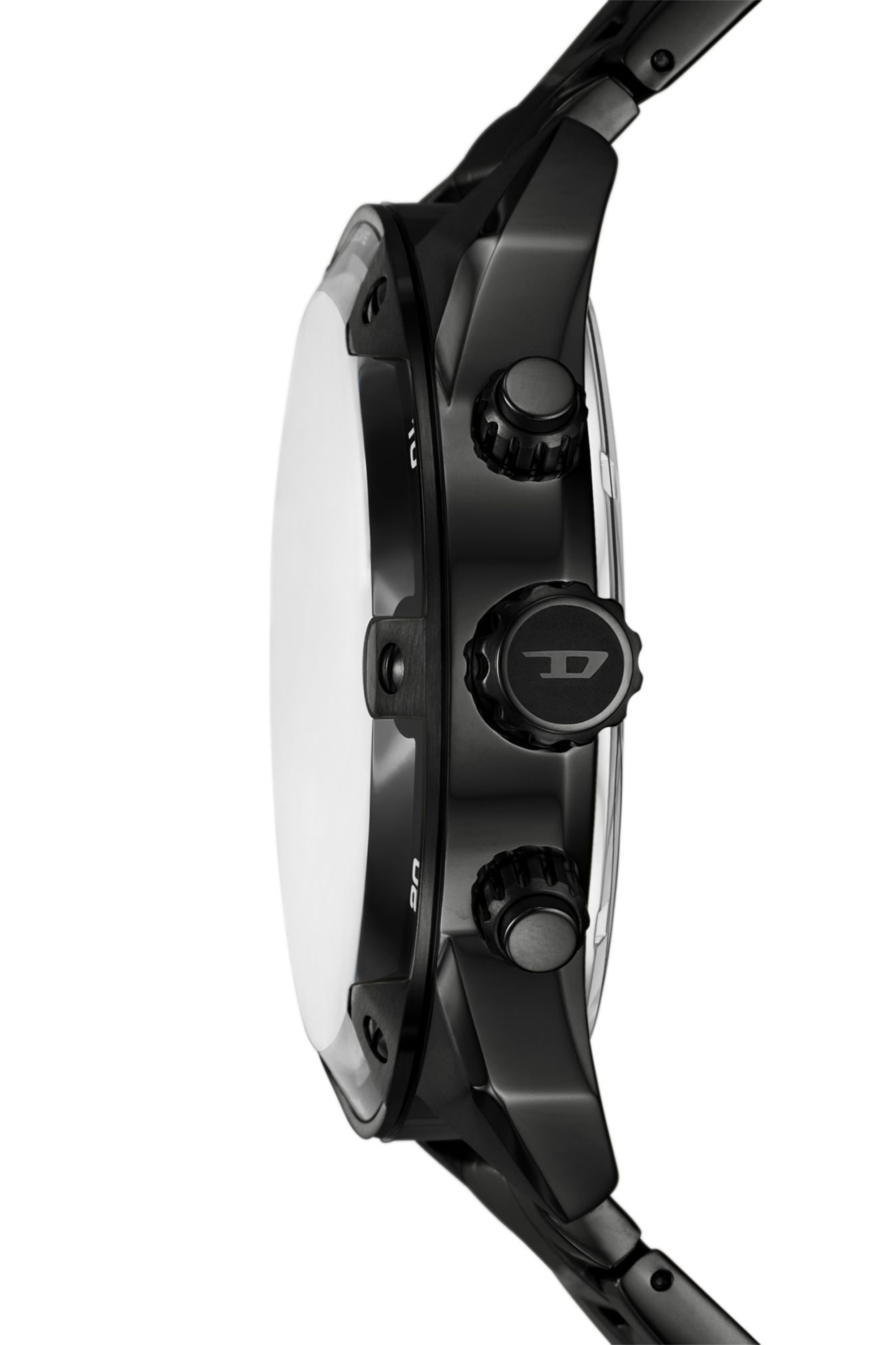 Diesel - DZ4691 WATCH, Man's Spiked black stainless steel watch in Black - 3