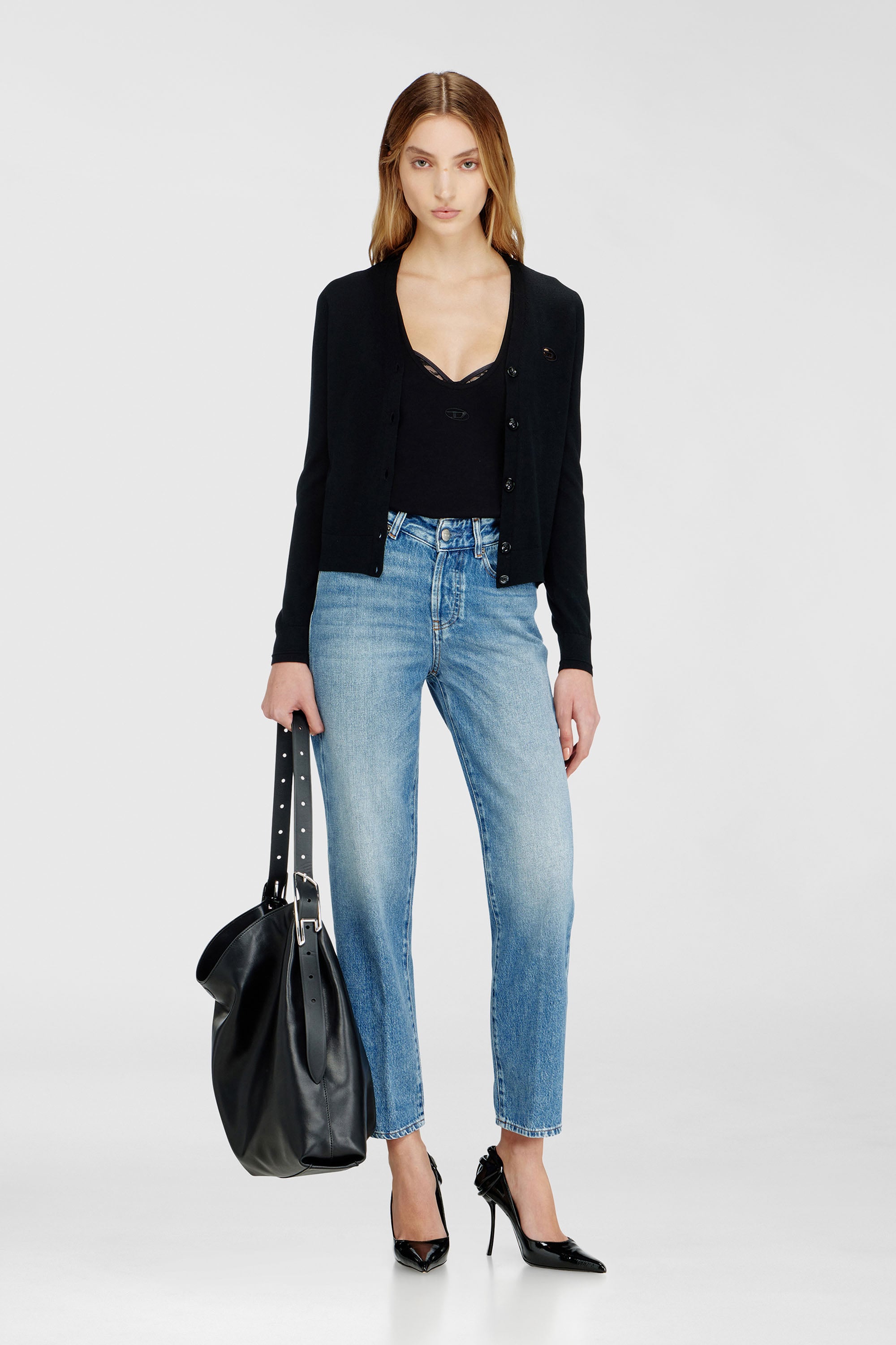 Diesel - Regular Jeans 1981 D-Went 09Q07 Mujer, Azul Claro - 1