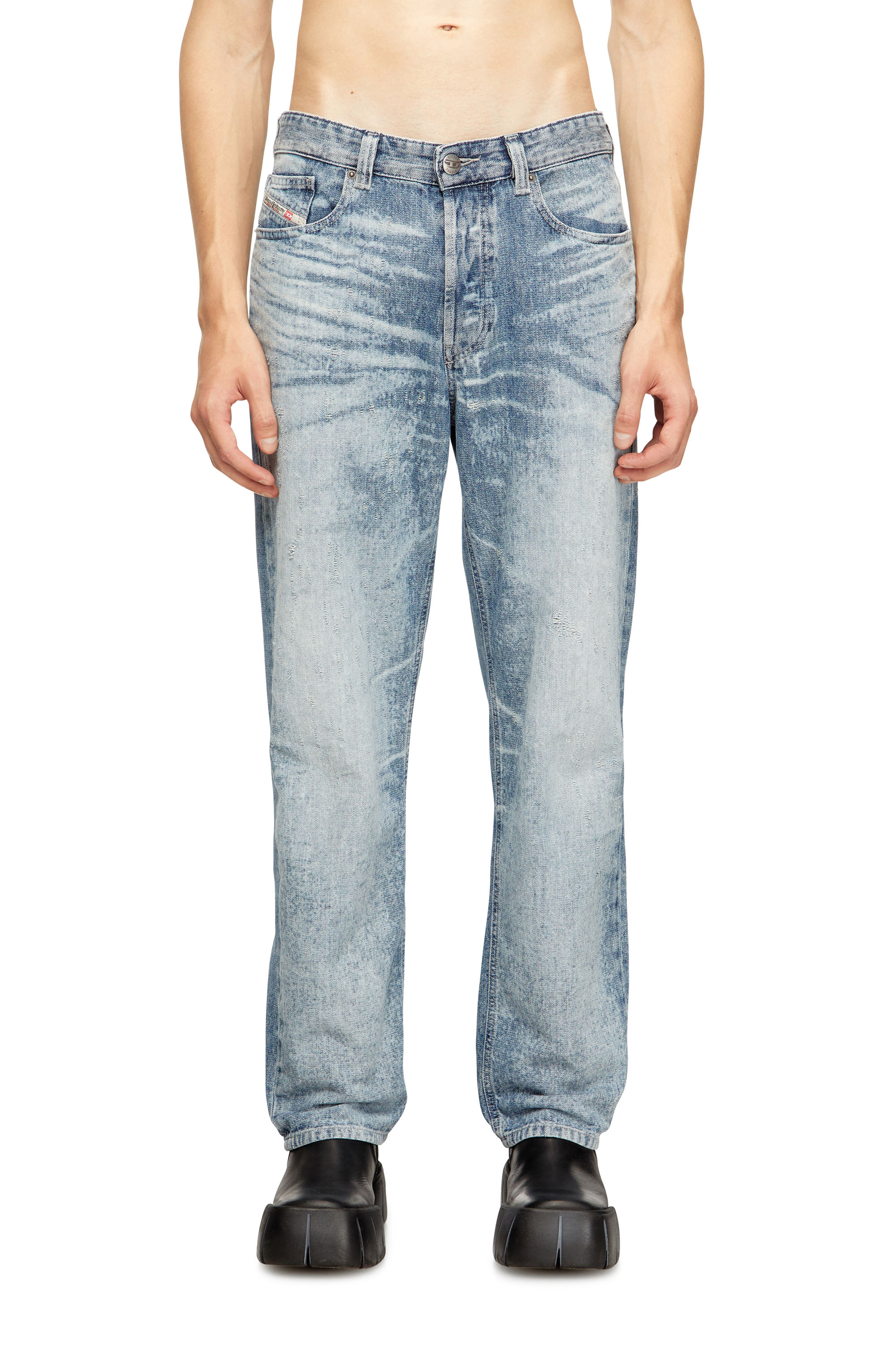 Diesel - Regular Jeans 2024 D-Macs 068TY Hombre, Azul Claro - 1