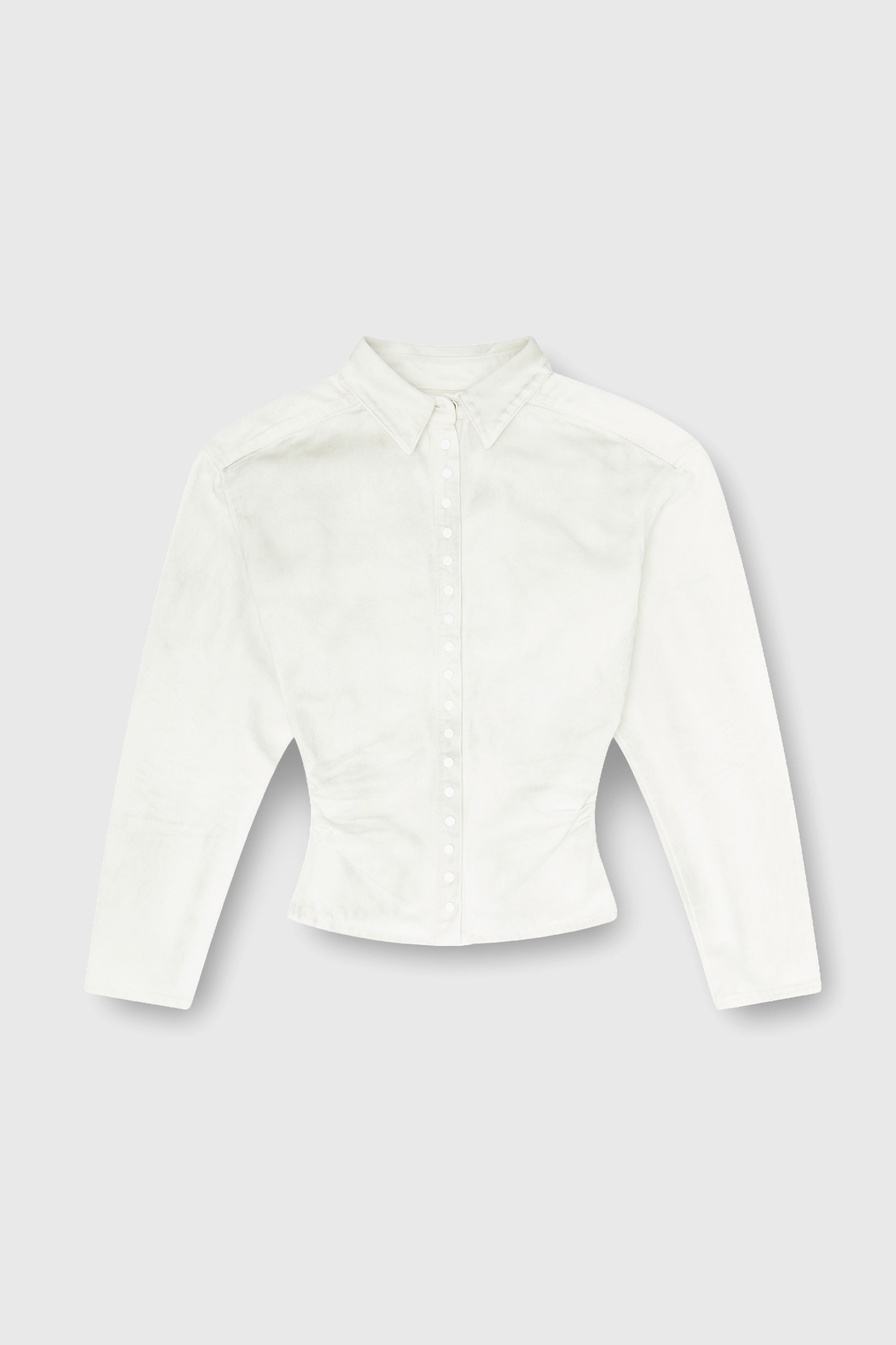 Diesel - DE-PLAZY-FSJ1, Camisa entallada de denim Mujer in Blanco - 2