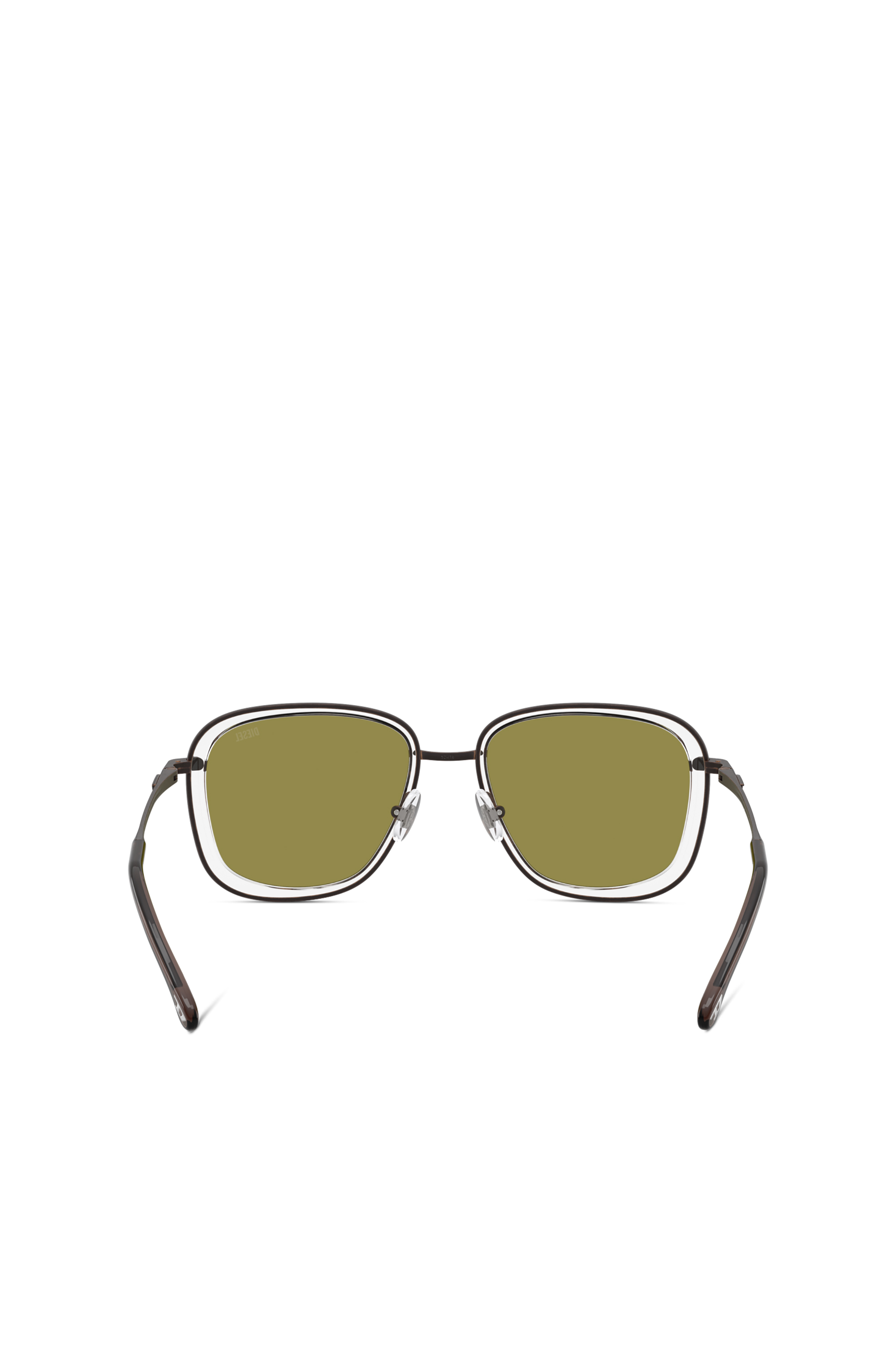 Diesel - 0DL1017, Gafas de sol cuadradas Unisex in Verde - 3