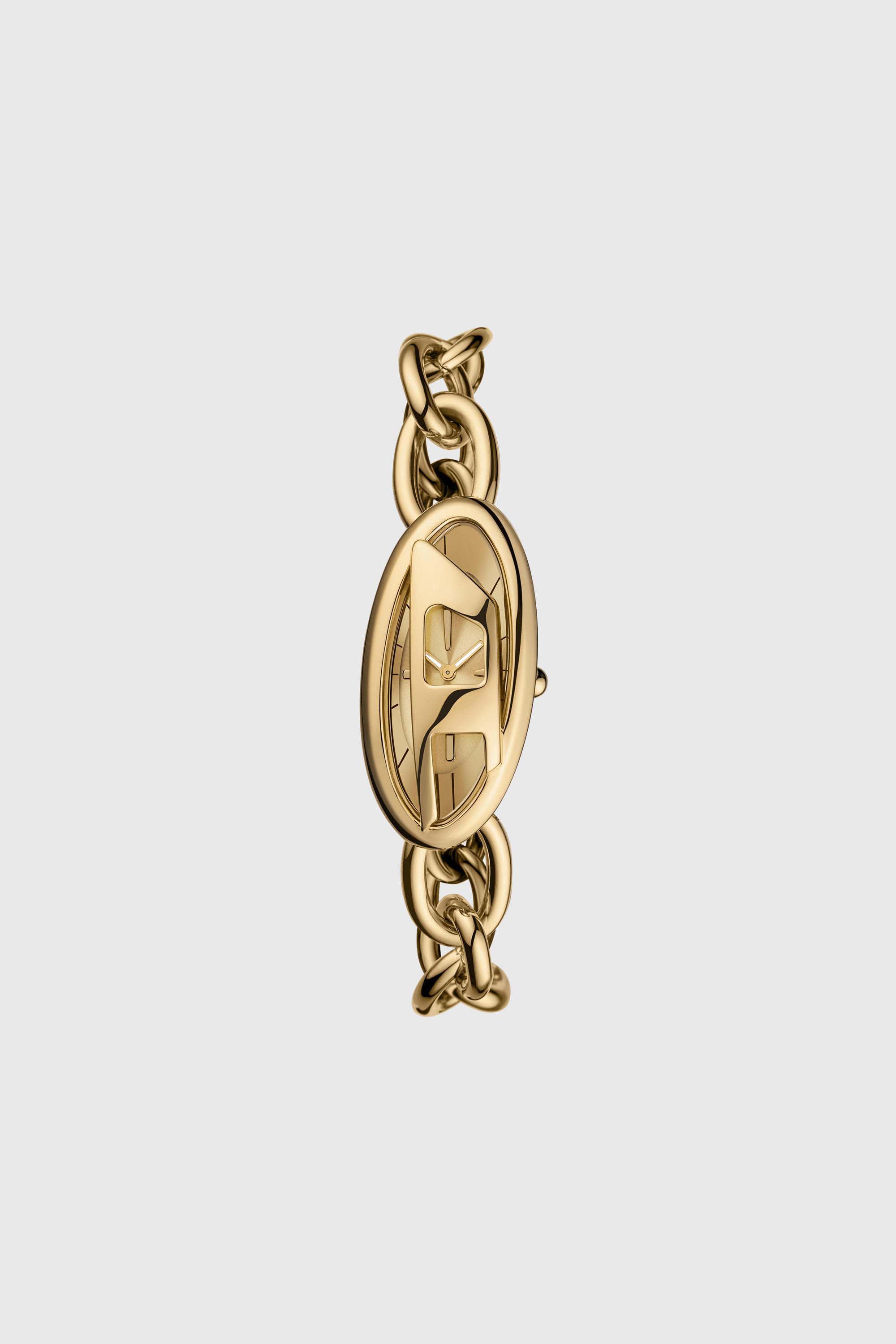 Diesel - DZ5611 WATCH, Reloj D-Era de acero inoxidable en tono dorado con movimiento de dos agujas Mujer in Dorado - 1