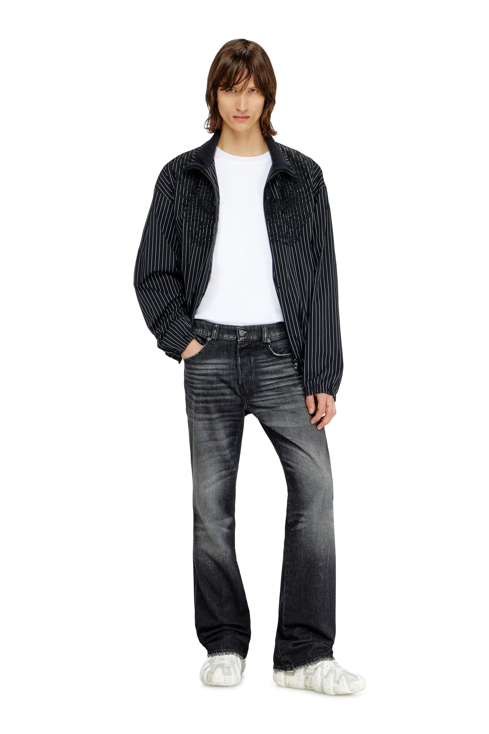 Diesel - Bootcut Jeans 1998 D-Buck 09L50 Hombre, Negro/Gris oscuro - 1