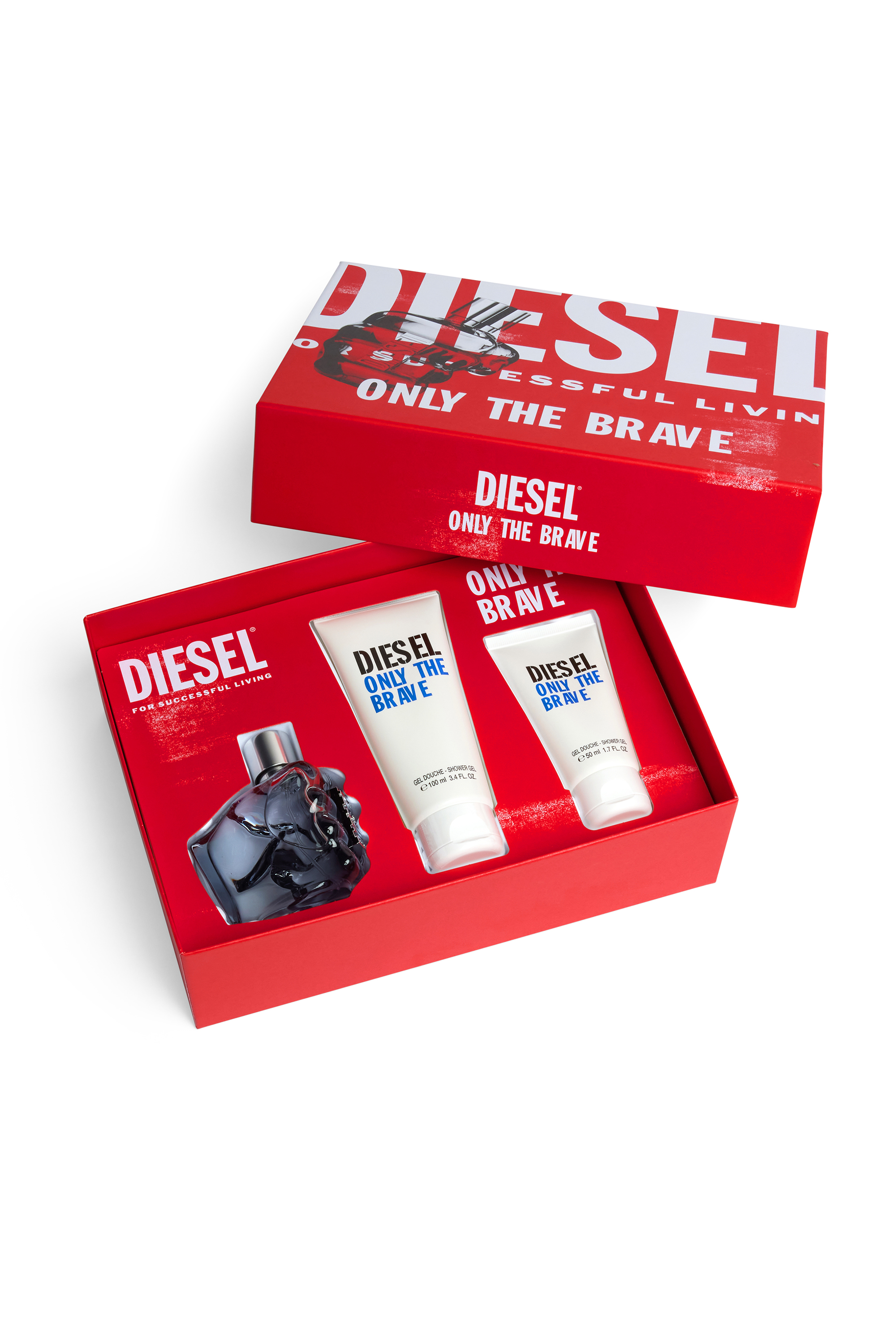 Diesel - ONLY THE BRAVE 75 ML GIFT SET, Azul - Image 2