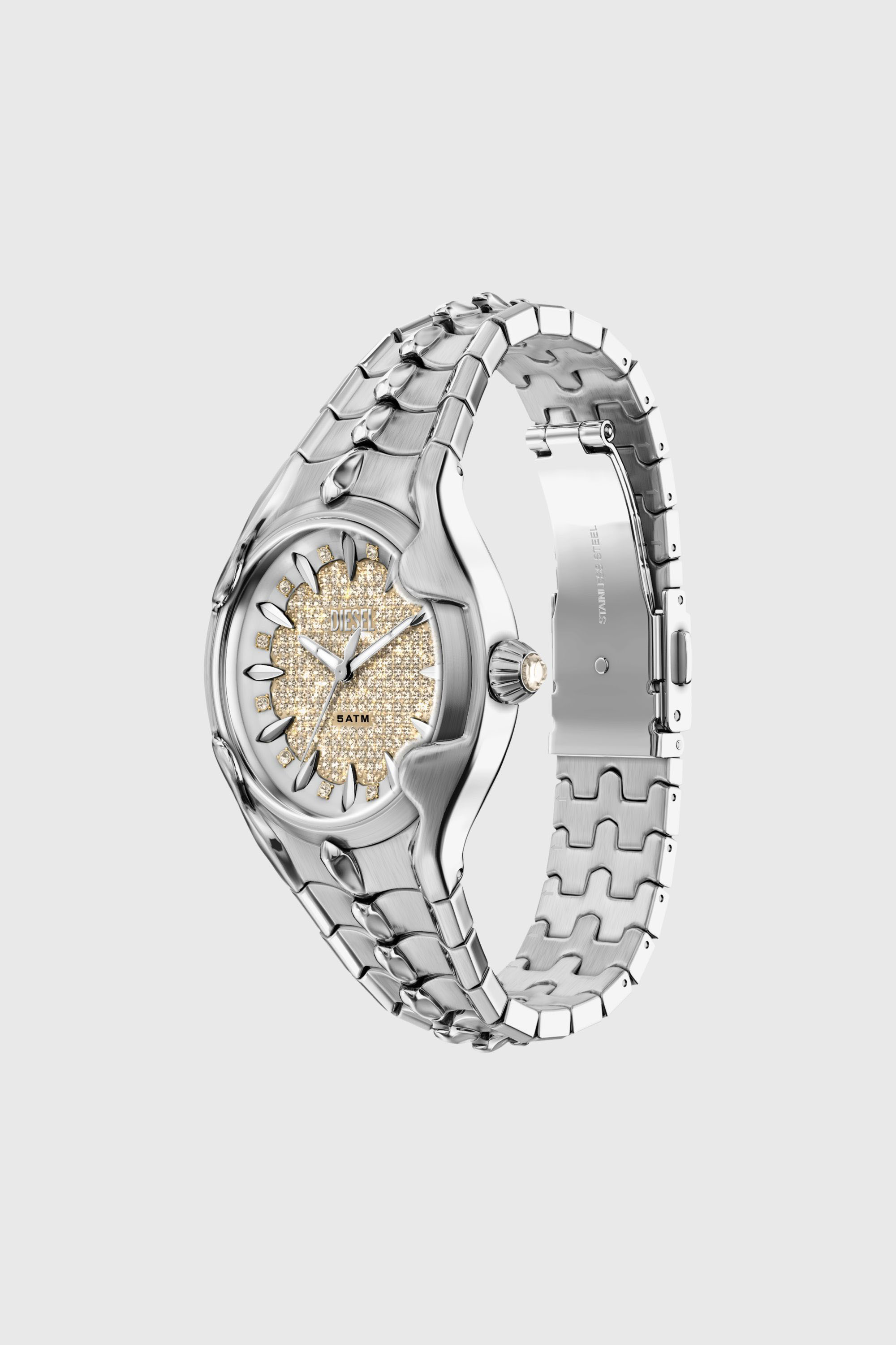 Diesel - DZ5631 WATCH, Reloj Vert de acero inoxidable Hombre in Plateado - 2