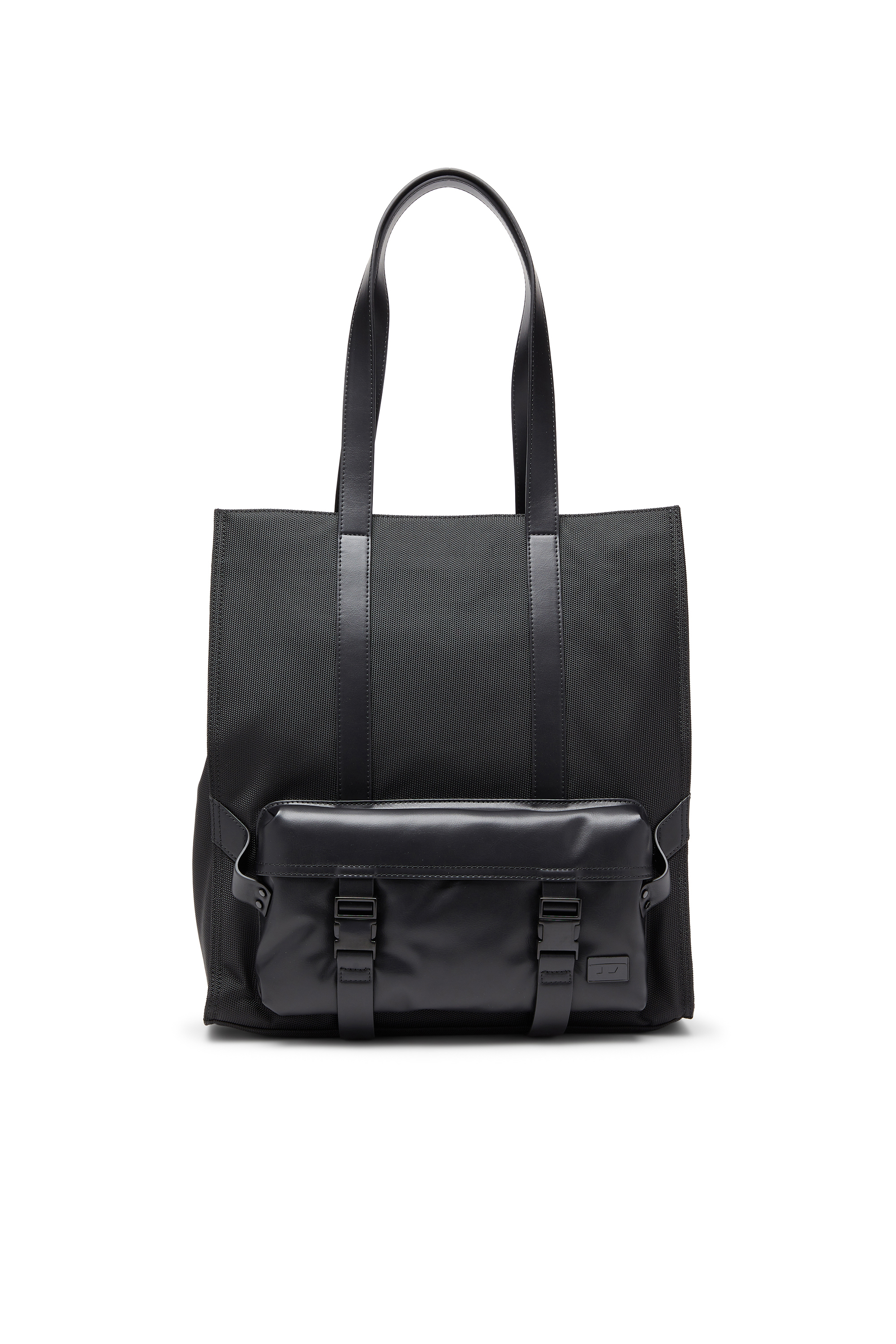 Diesel - MULTI-PKTS TOTE X, Multi-Pkts - Bolsa de compras con bolsillo de solapa y zip Unisex in Negro - 1