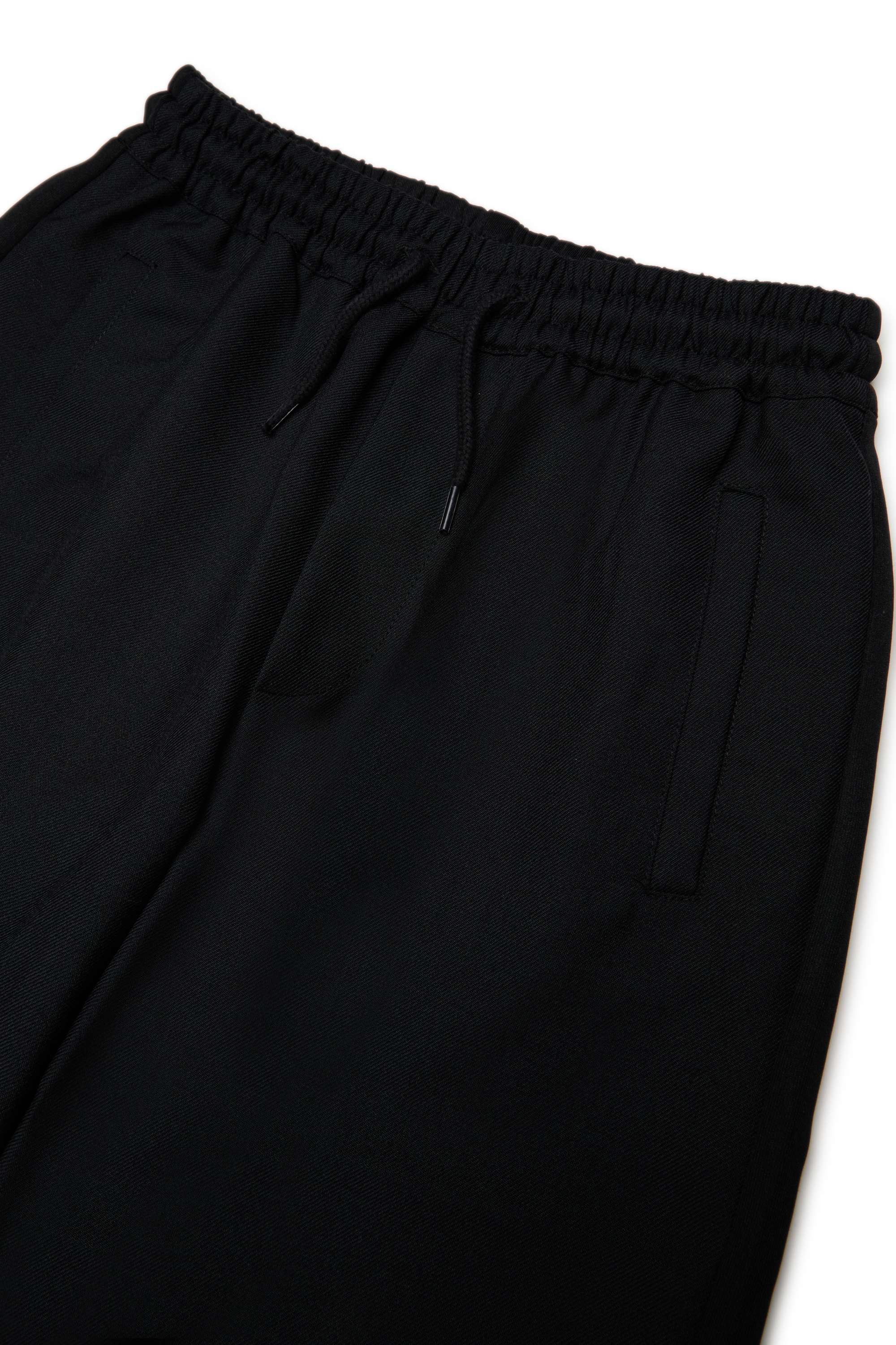Diesel - PREBON, Pantal&oacute;n de ch&aacute;ndal en tejido mezcla de lana Hombre in Negro - 3