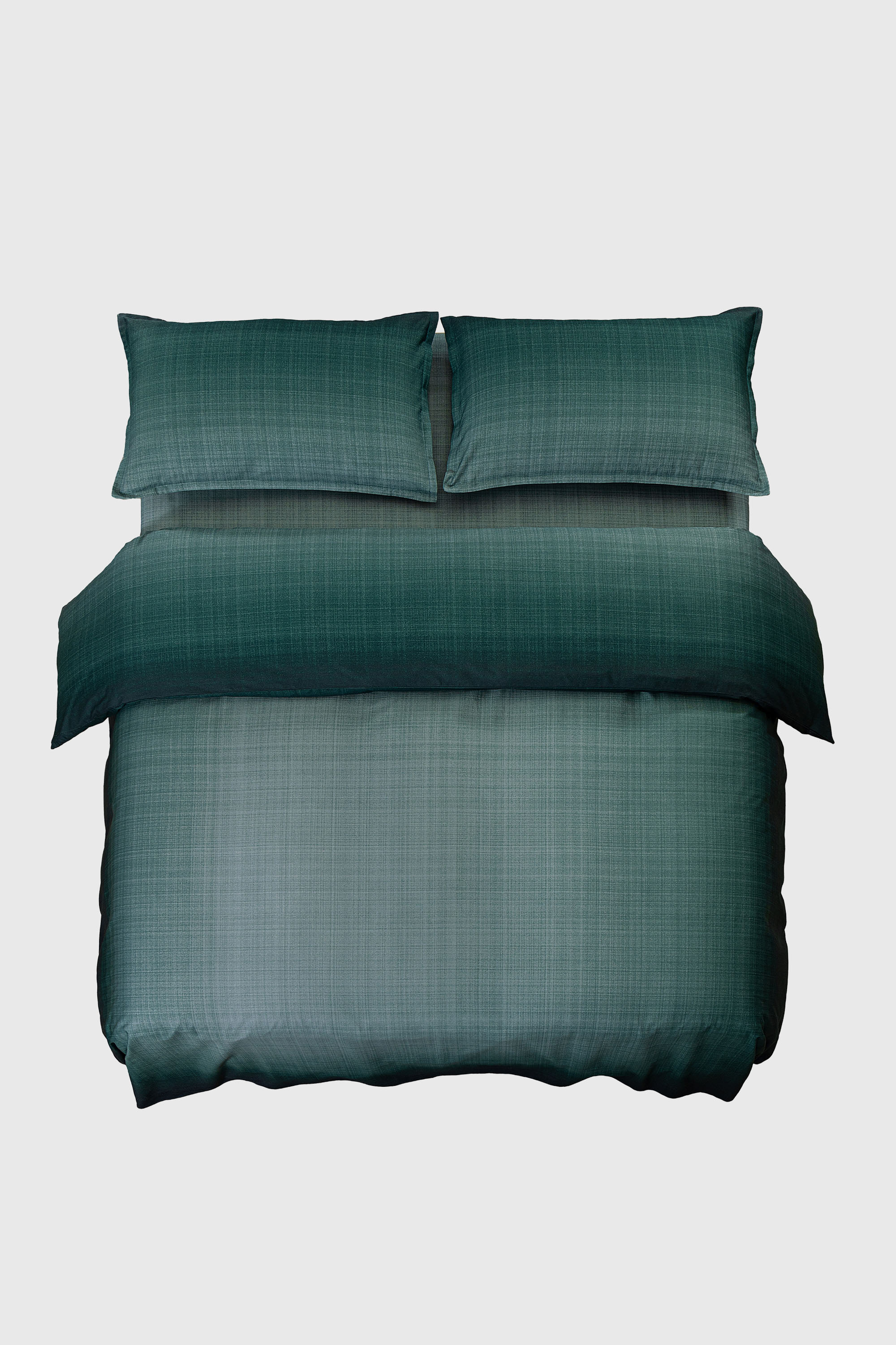 Diesel - 1016269  IRIDESCENT BLUE DUVET COVER SET, Juego de funda n&oacute;rdica de percal para cama queen size Unisex in Verde - 1