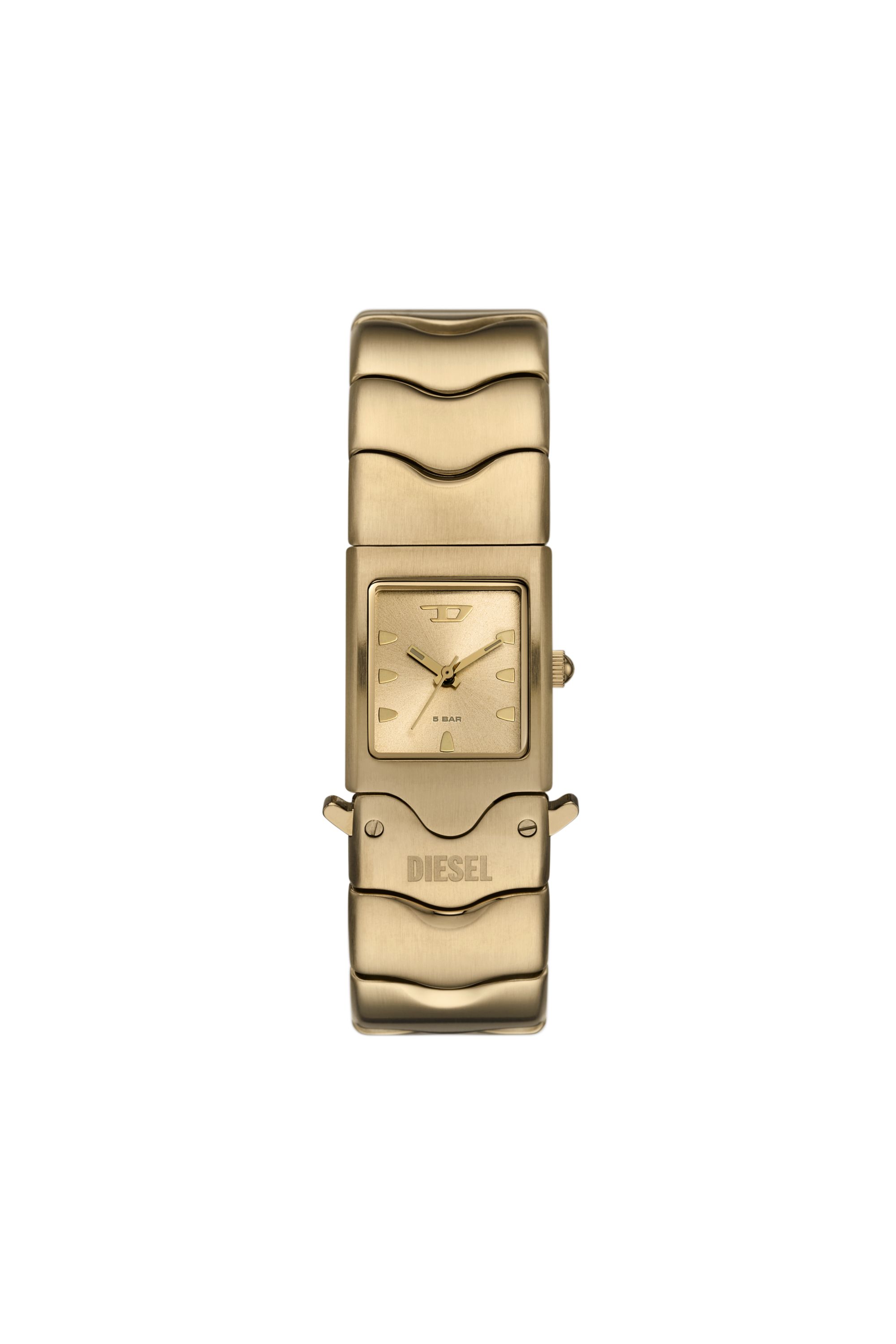 Diesel - DZ2223, Reloj de acero inoxidable Closer Unisex in Dorado - 1