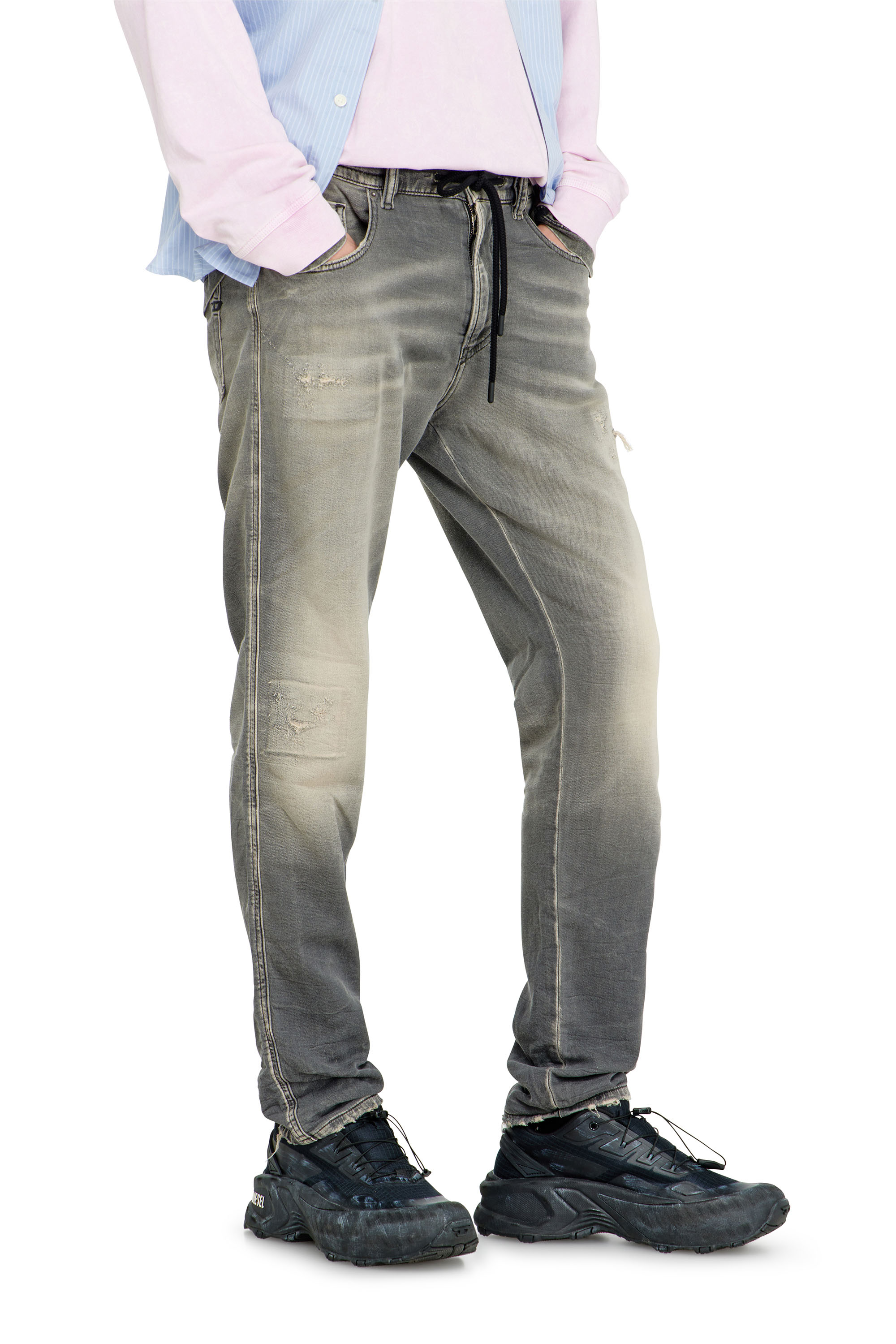Diesel - Slim 2062 D-Strukt Joggjeans&reg; 068UH Hombre, Gris Claro - 4
