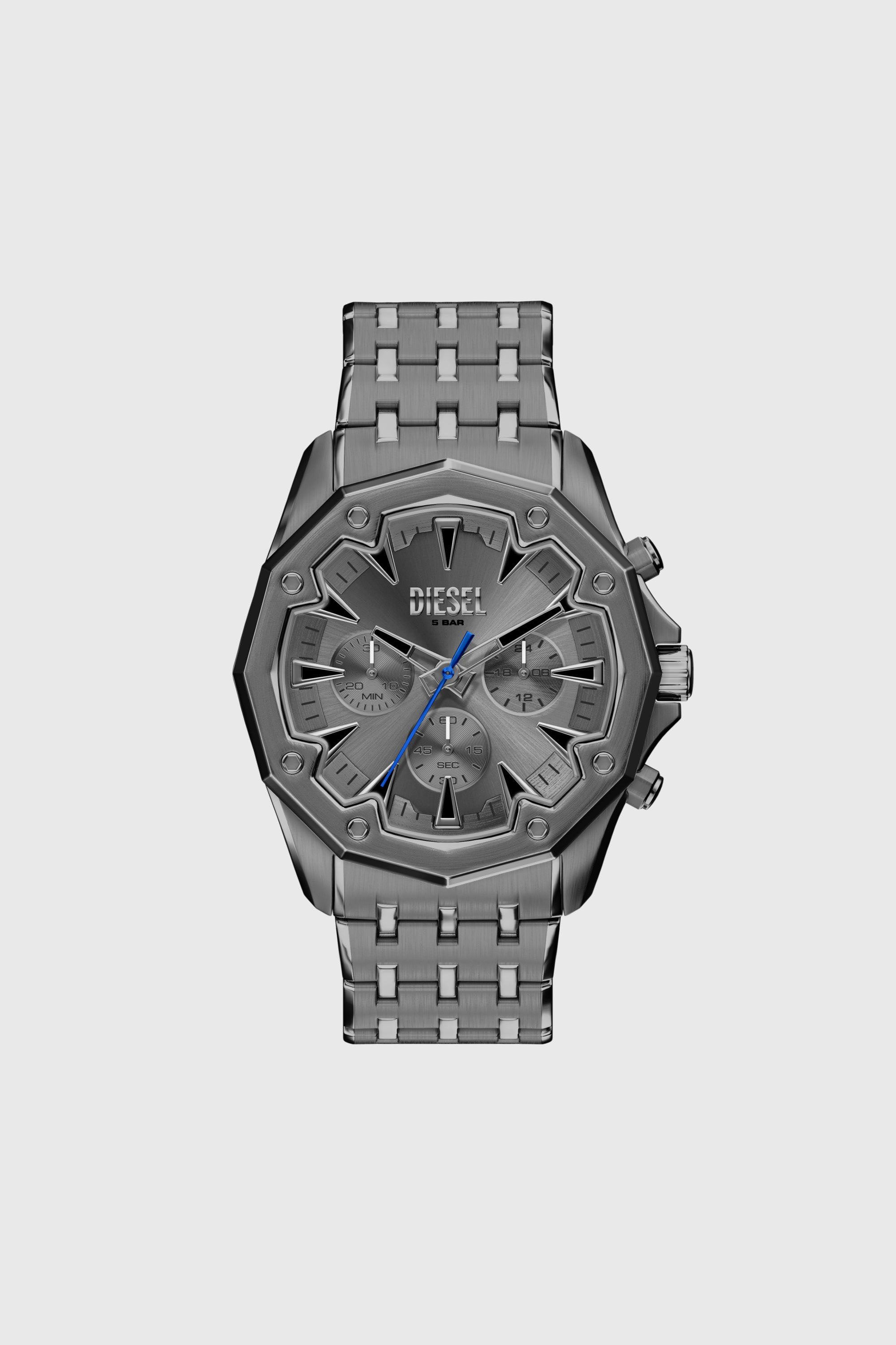 Diesel - DZ4708 WATCH, Reloj Spiked de acero inoxidable Hombre in Gris - 1