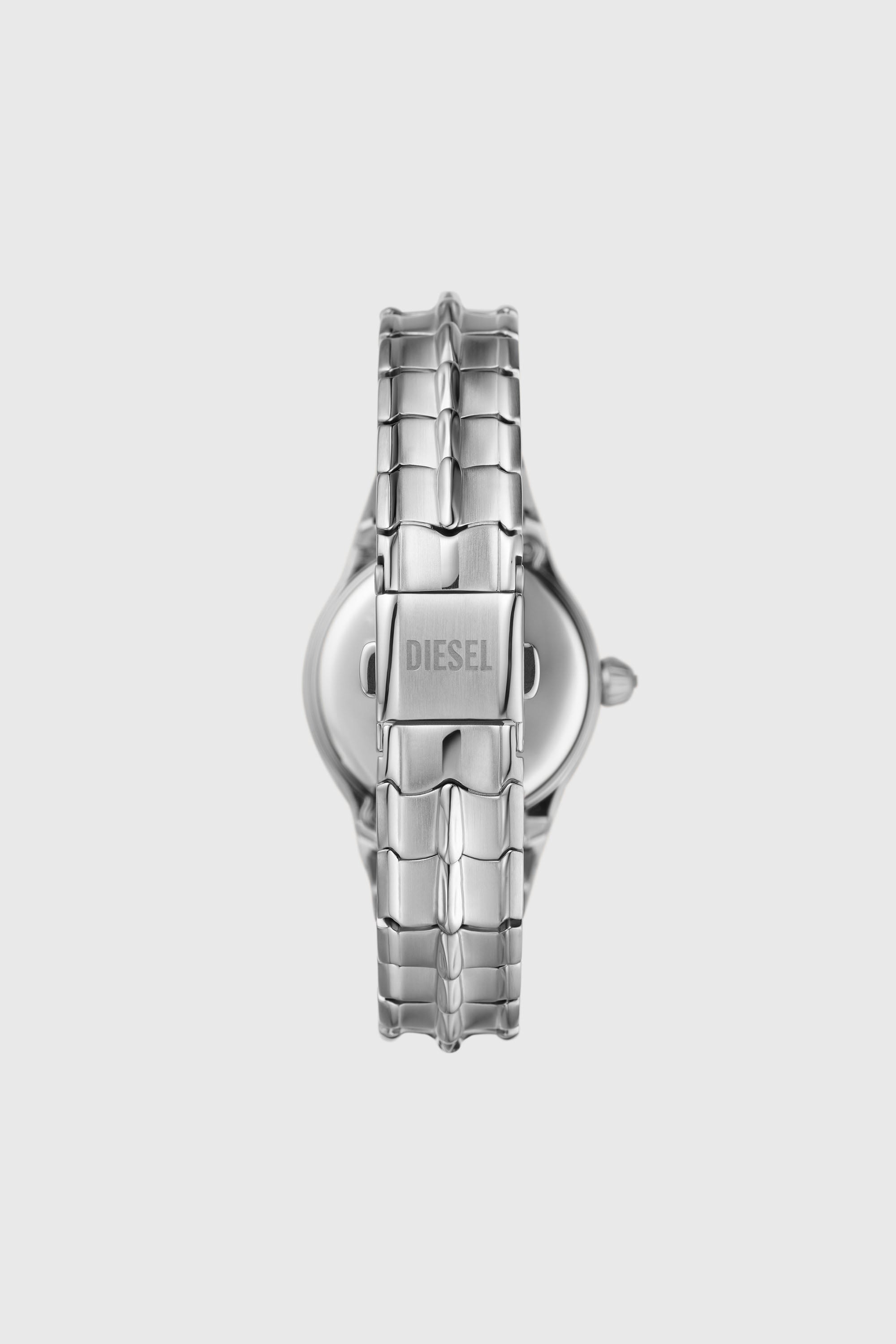 Diesel - DZ5605, Reloj Vert de acero inoxidable con movimiento de tres agujas Mujer in Plateado - 2