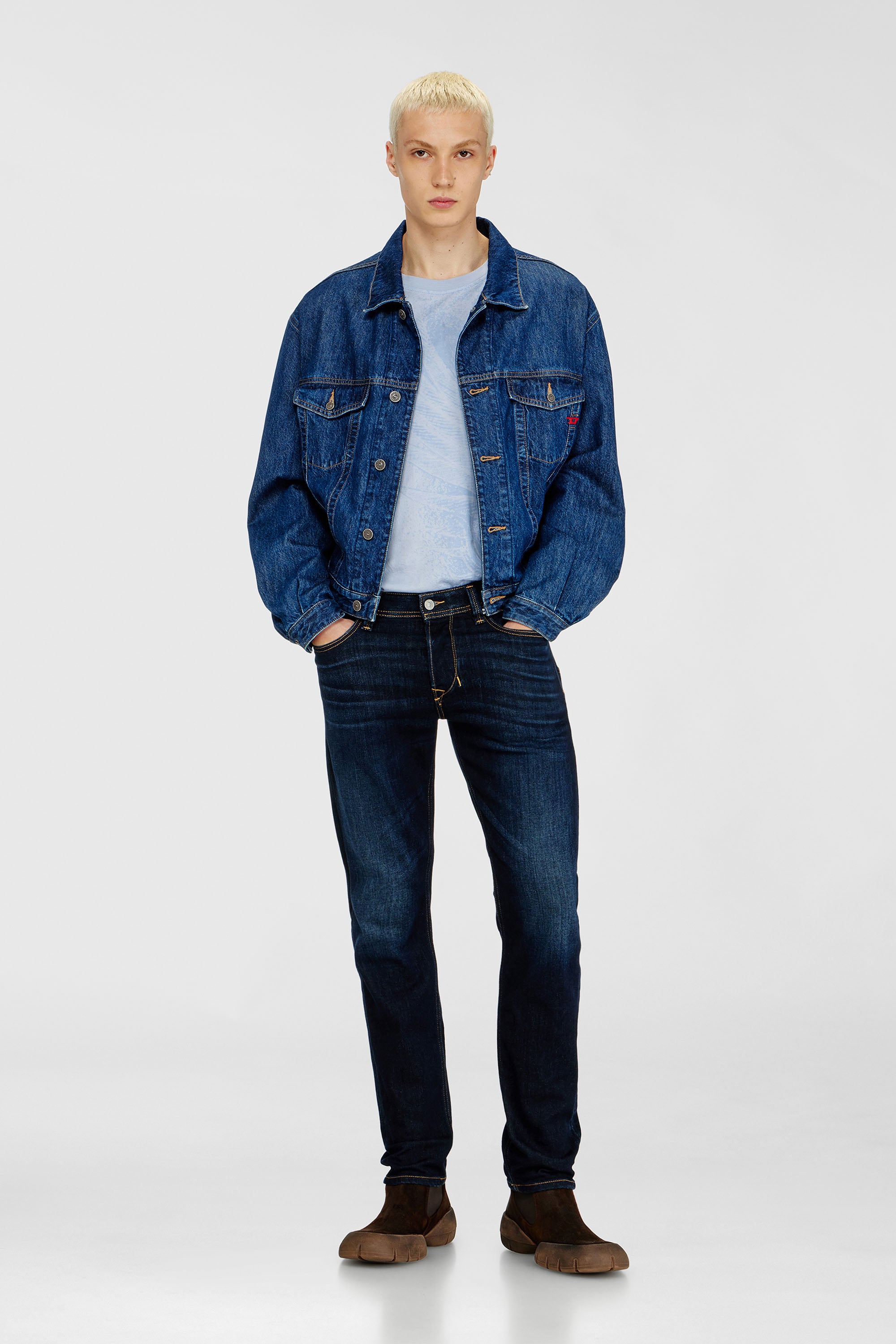 Diesel - Regular Jeans 1986 Larkee-Beex 09Q15 Hombre, Azul Oscuro - 1