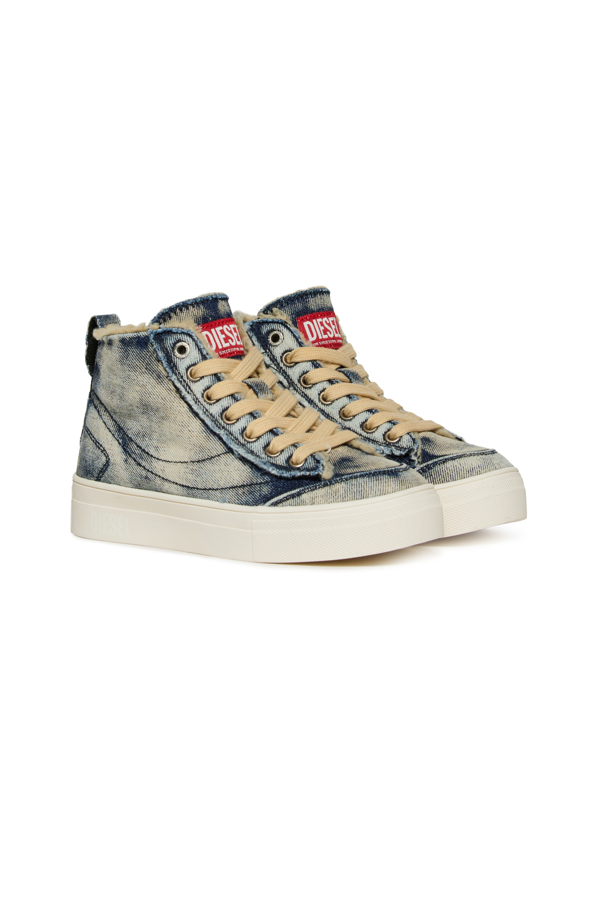 Diesel - S-VANEELA MC, S-VANEELA MC zapatillas de algodón con logo Unisex in Azul marino - 2