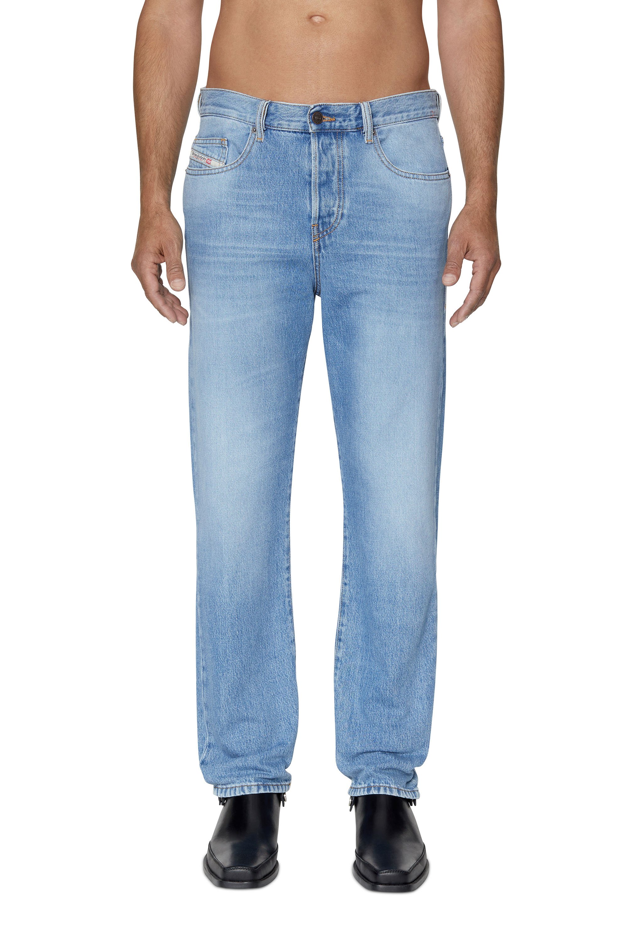 Diesel - Straight Jeans 2020 D-Viker 09C15, Azul Claro - Image 1