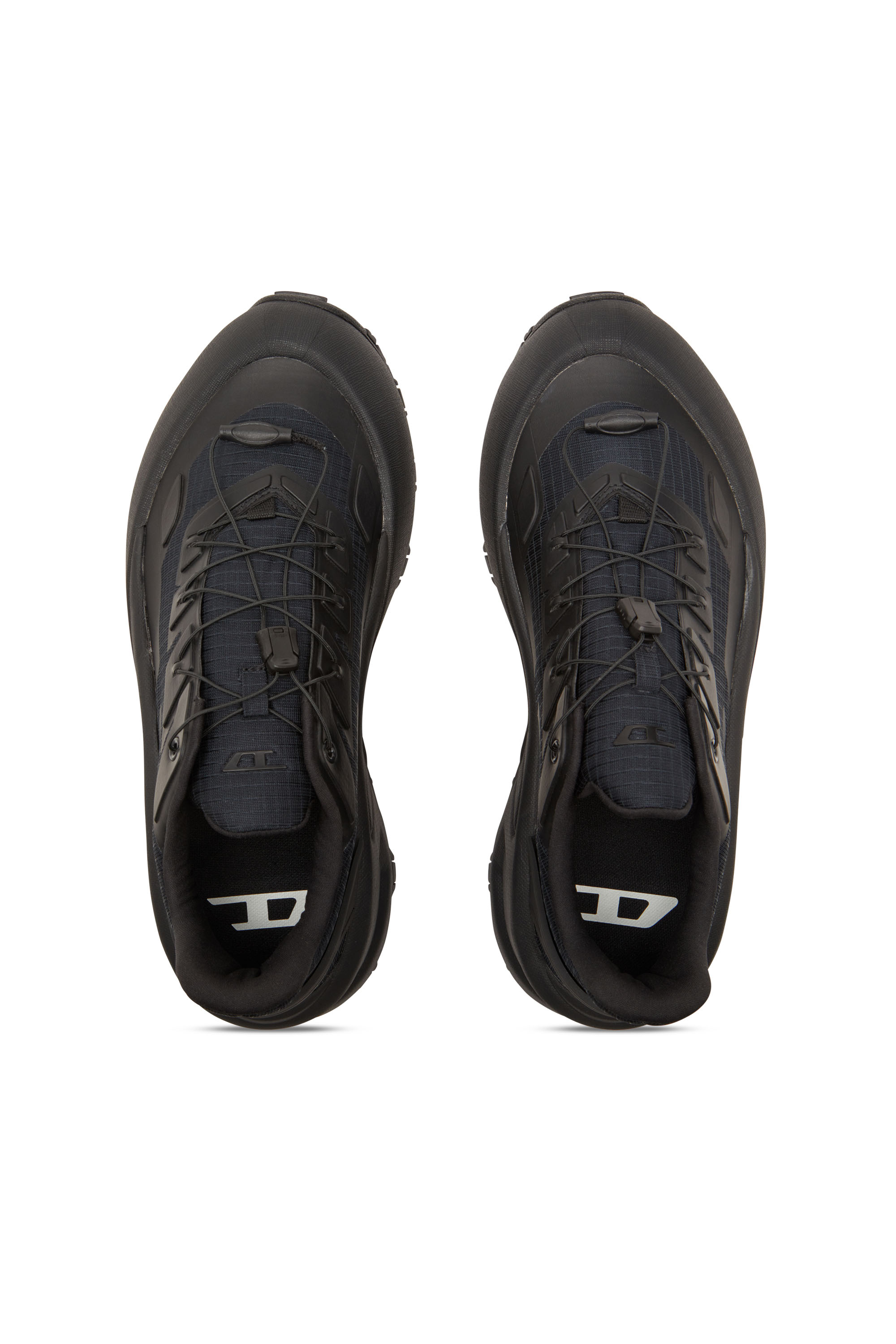 Diesel - D-CAGE RUNNER, D-Cage Runner-Deportivas de ripstop con ribetes de poliuretano termoplástico Hombre in Negro - 5