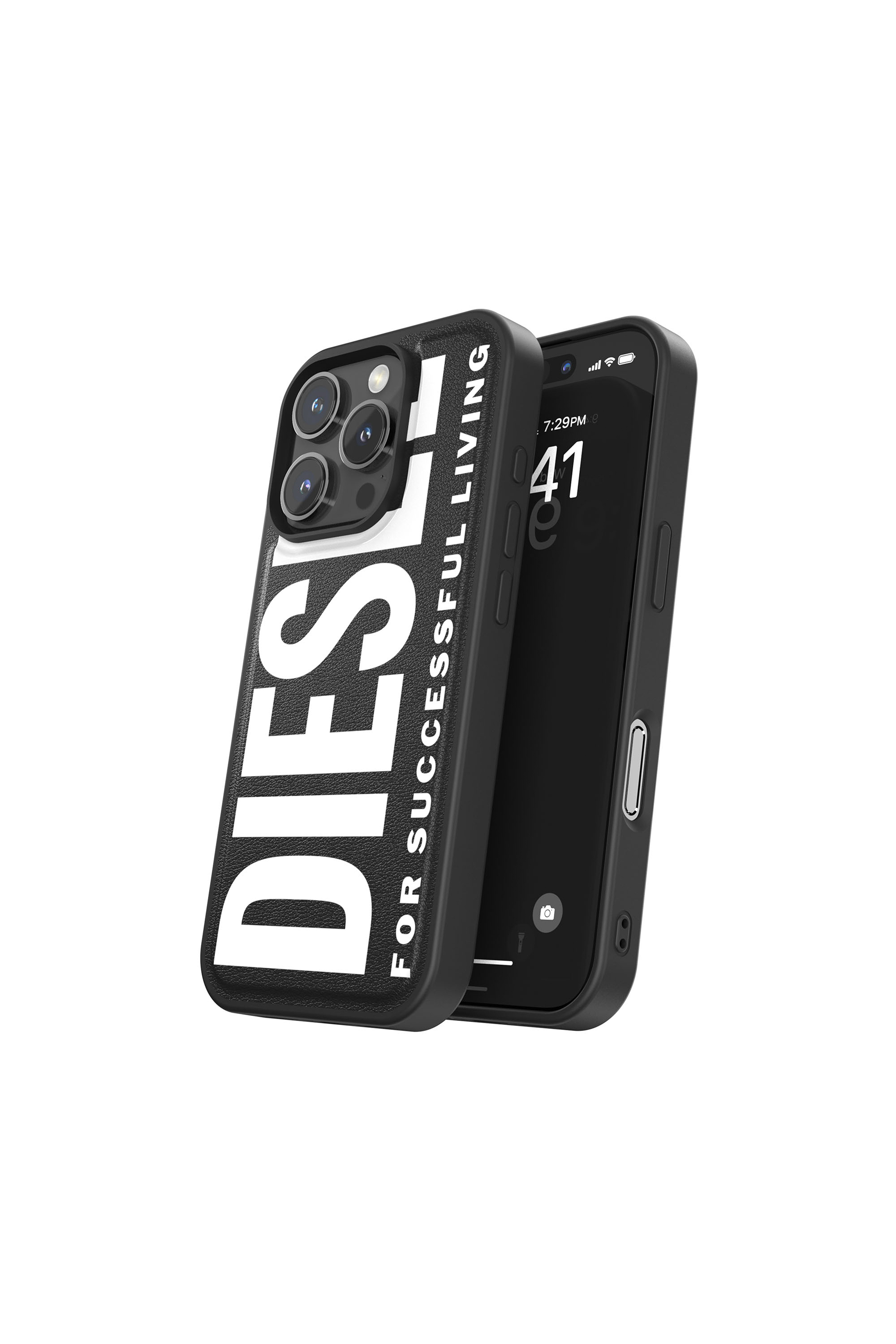 Diesel - 60128 MOULDED CASE, Funda moldeada con Magsafe para iP 16 Pro Unisex in Negro - 2