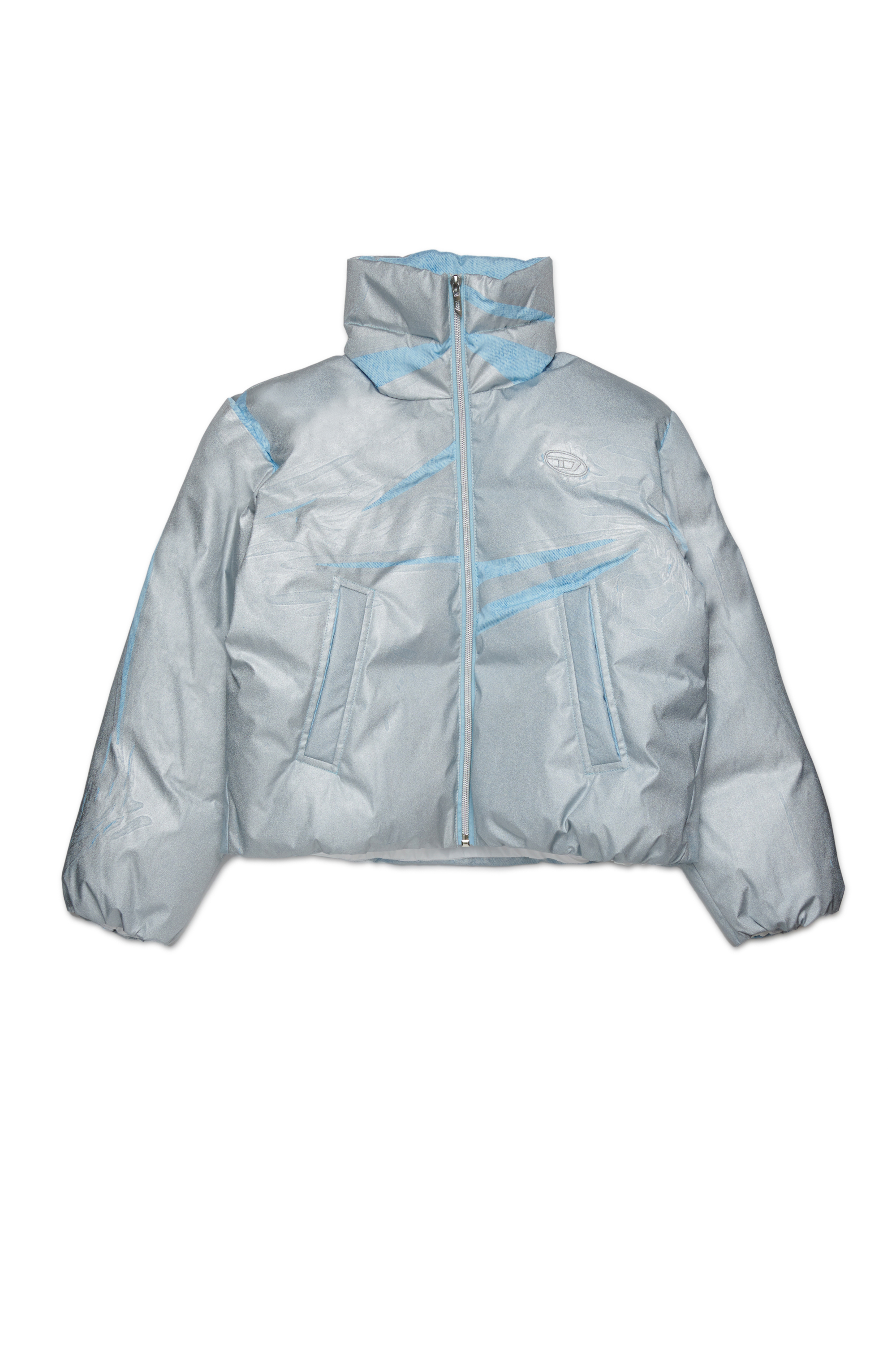Diesel - JWHIMSY, Chaqueta con cremallera frontal Mujer in Azul marino - 1