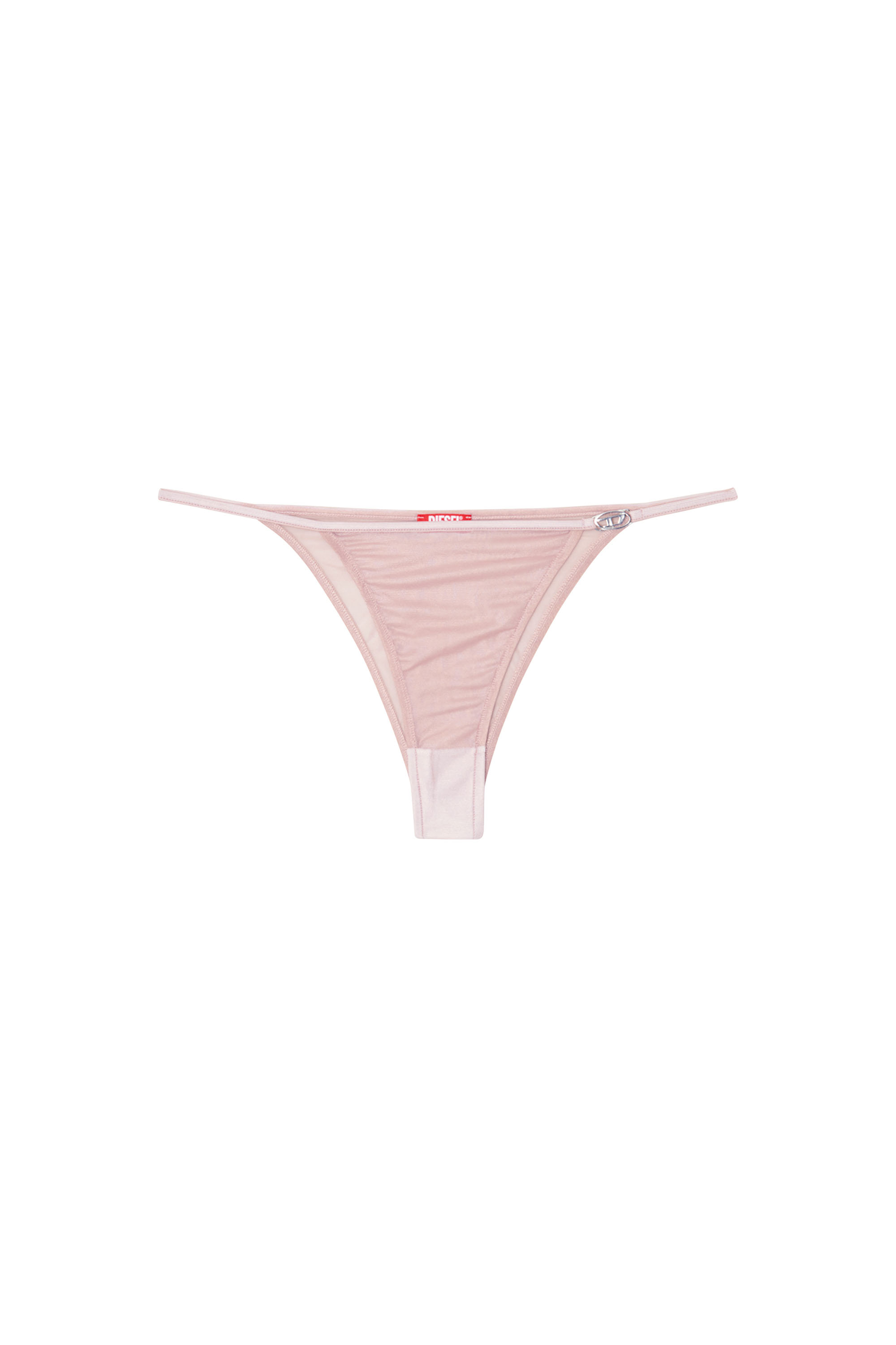 Diesel - PUNCHY-GFT, Woman's Metallic briefs with Oval D detail in Nude - 4