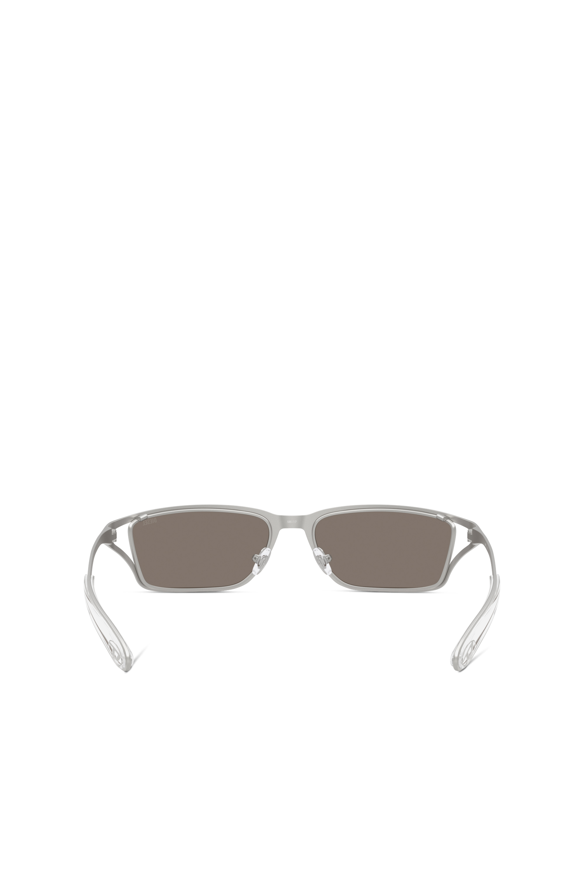 Diesel - 0DL1015, Gafas de sol rectangulares Unisex in Gris - 3