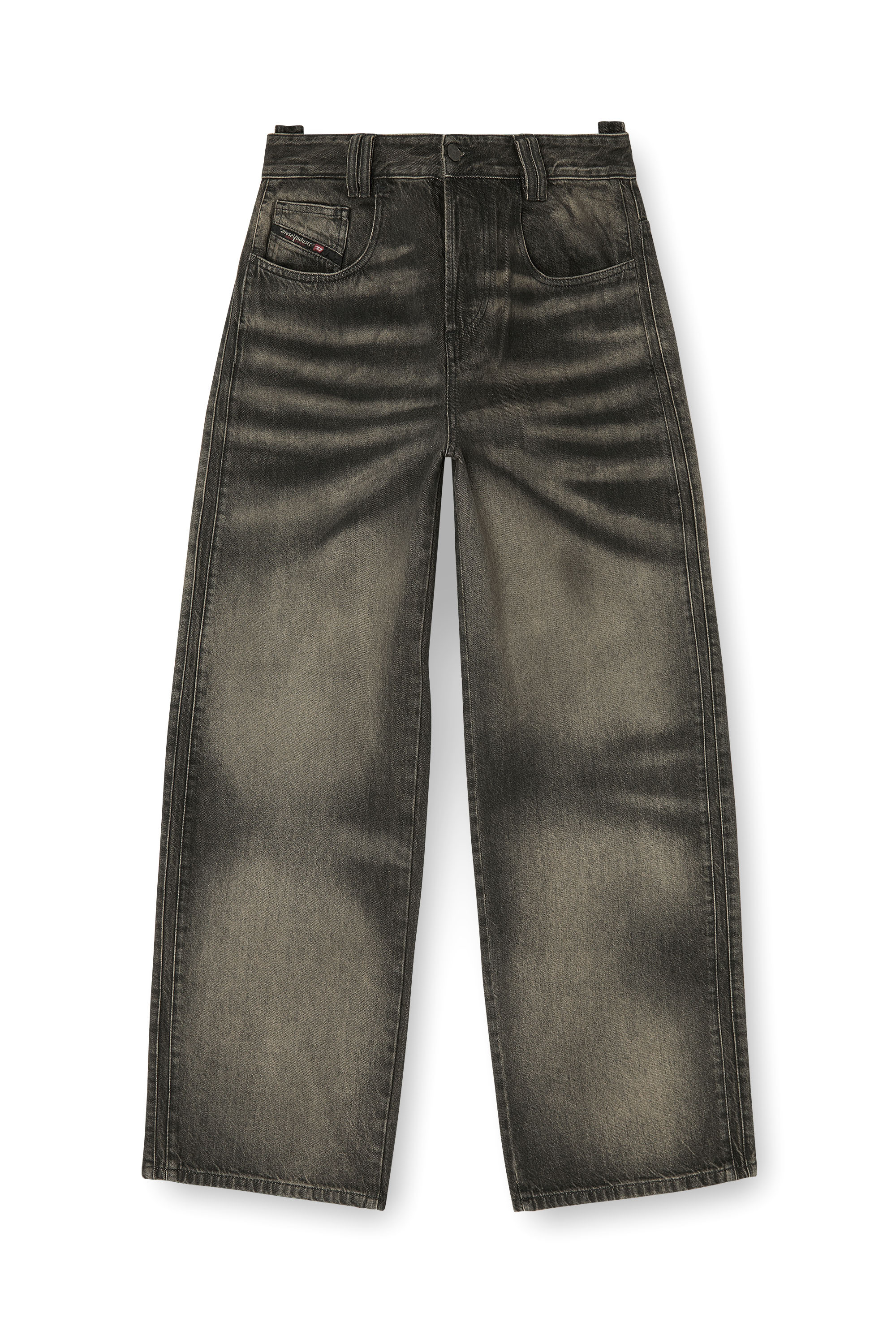Diesel - Relaxed Jeans 1982 D-Hakou 09R33 Unisex, Negro/Gris oscuro - 6