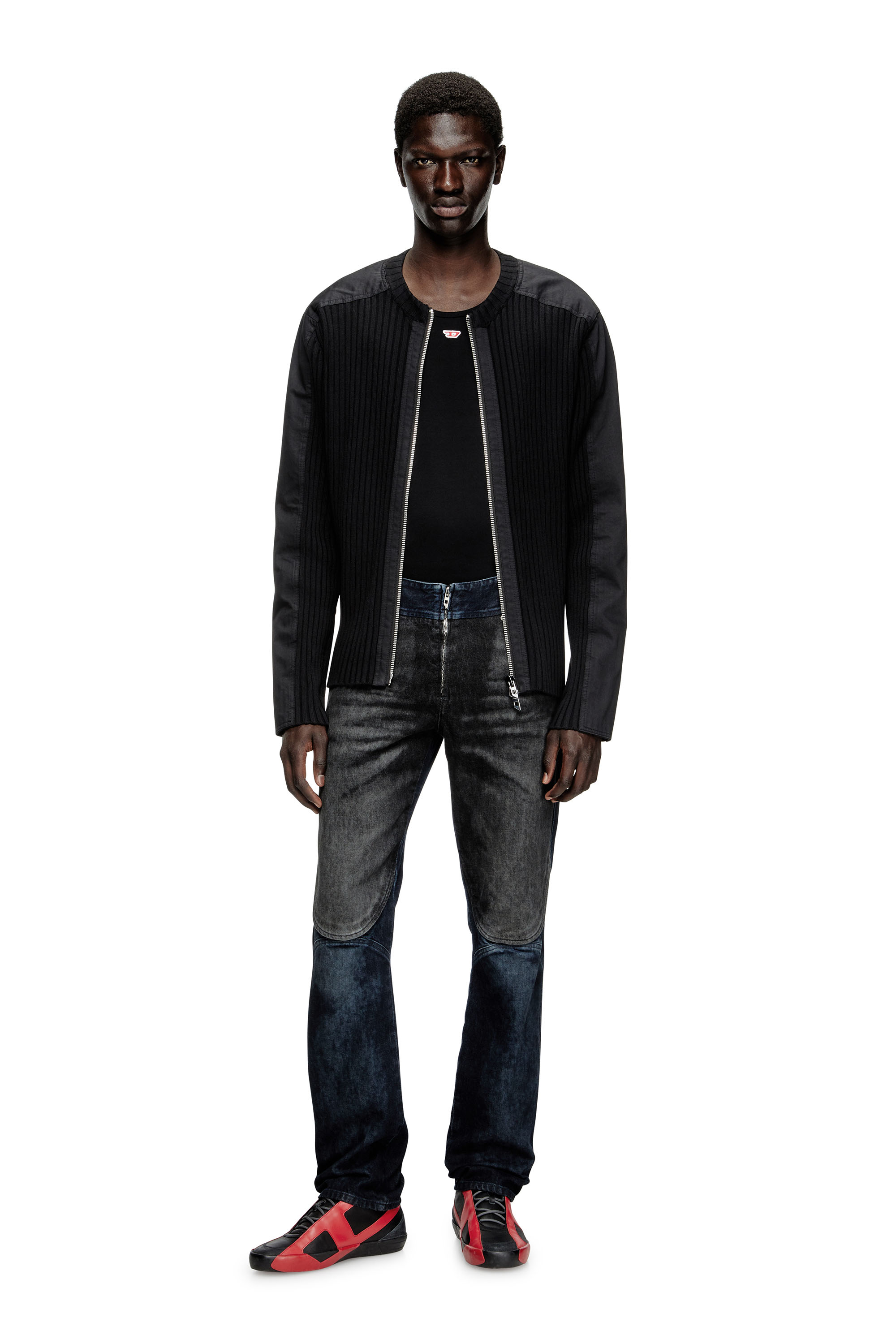 Diesel - K-MATTY, Cárdigan con cremallera y paneles utility Hombre in ToBeDefined - 2