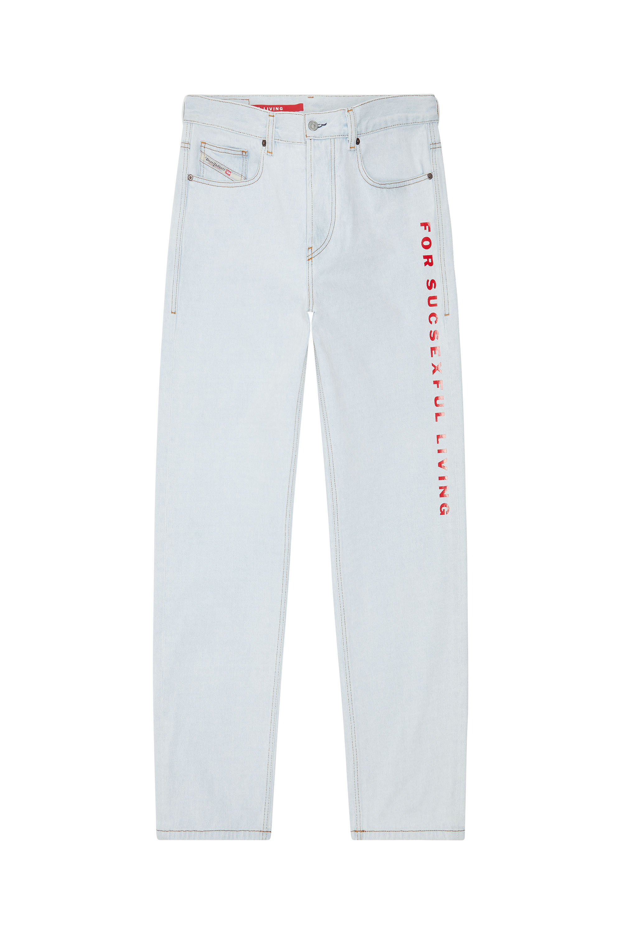 Diesel - 2010 0079Z Straight Jeans, Azul Claro - Image 5