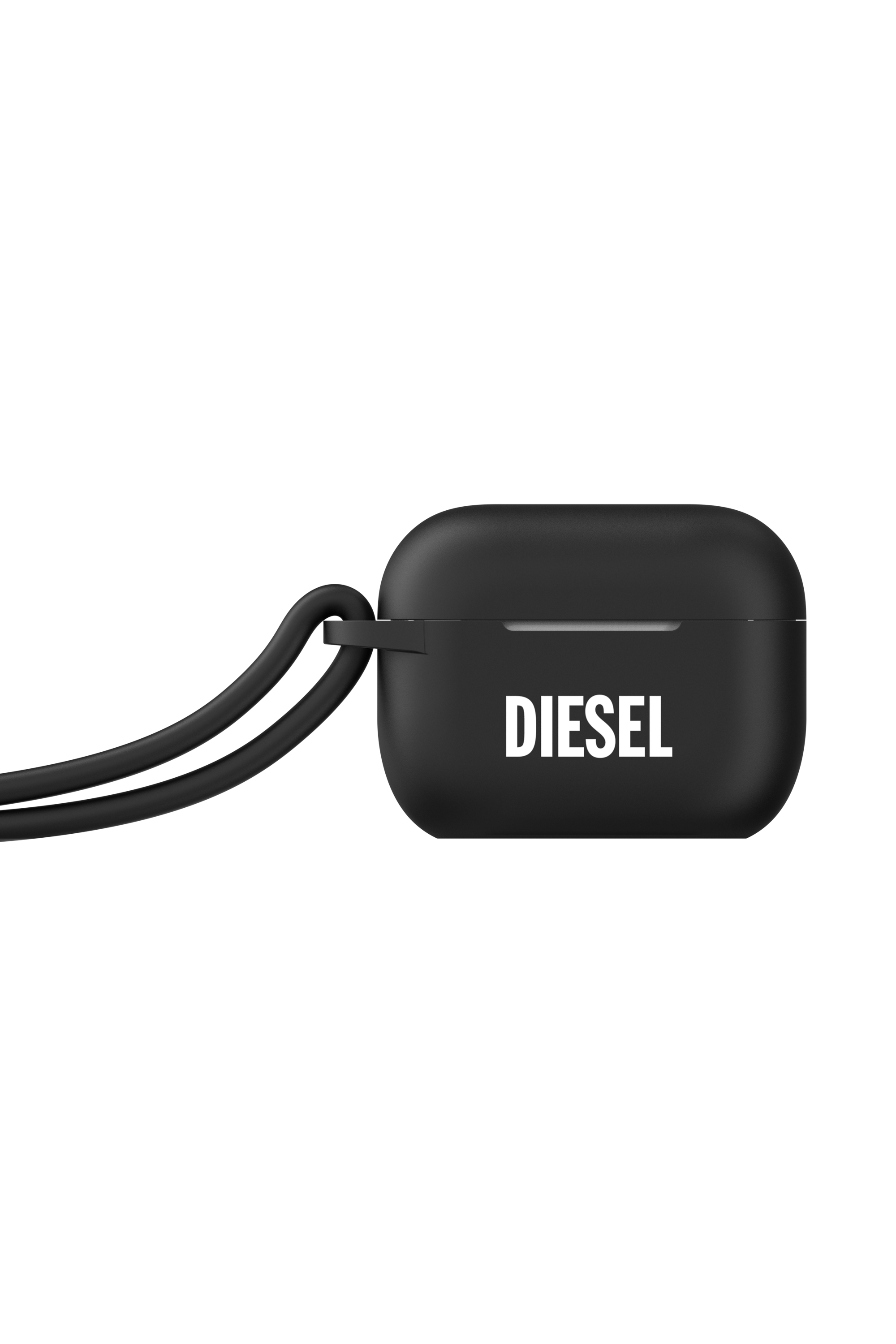 Diesel - 49863 AIRPOD CASE, Estuche de silicona por Airpods Pro Unisex in Negro - 1