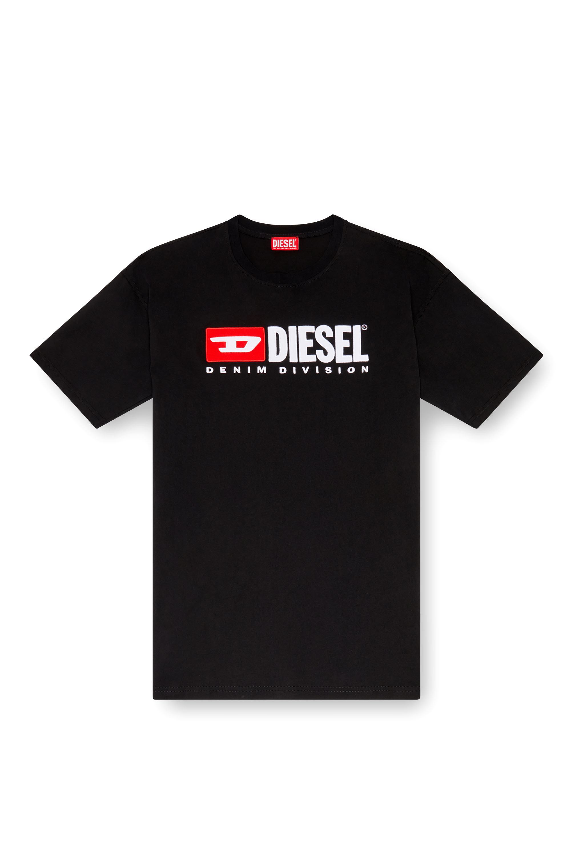 Diesel - T-BOXT-DIV, Camiseta con parche con el logotipo Diesel Hombre in Negro - 3