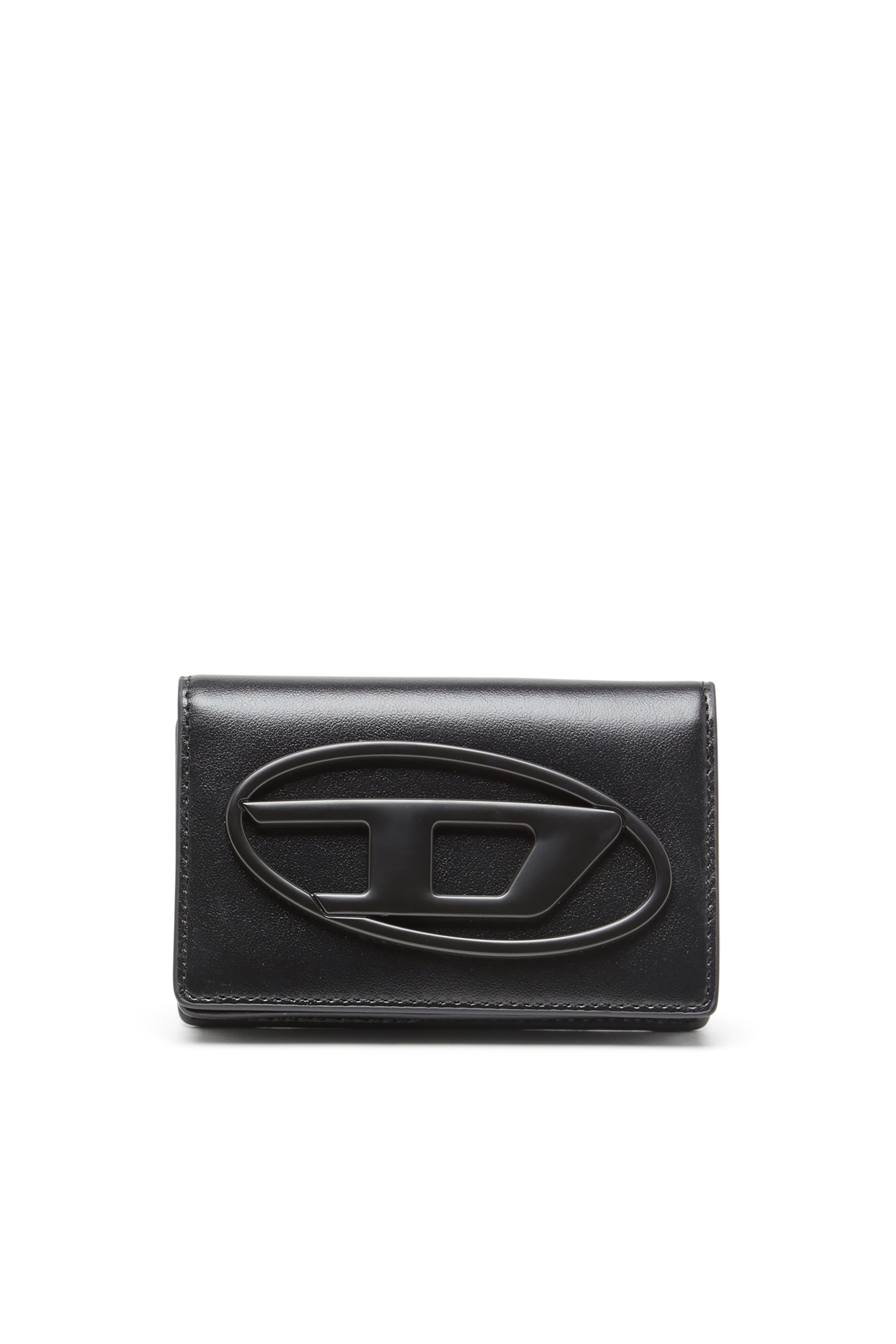 Diesel - HOLI-D CARD HOLDER IV, Tarjetero compacto de cuero Hombre in Negro - 1