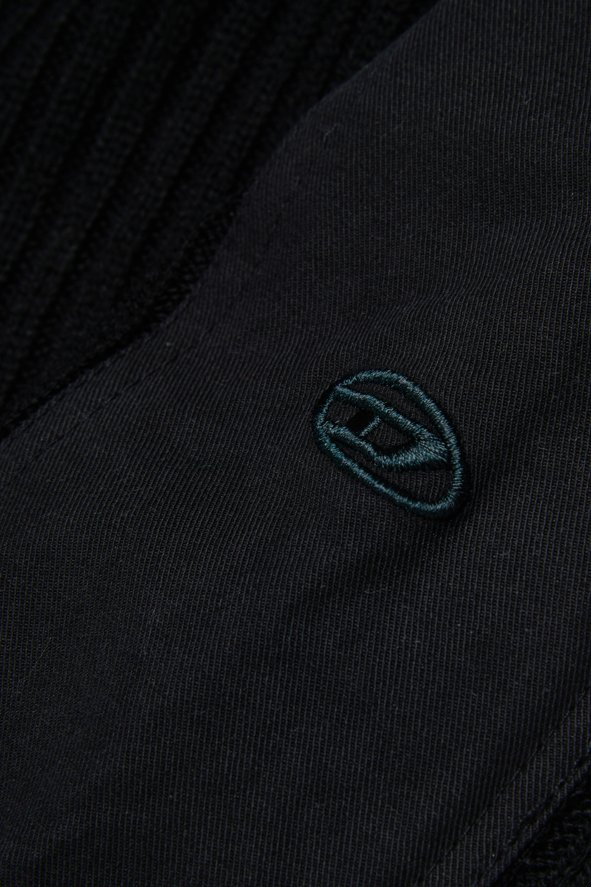 Diesel - KAMAR, Man's Frayed jumper in wool blend in Black - 4