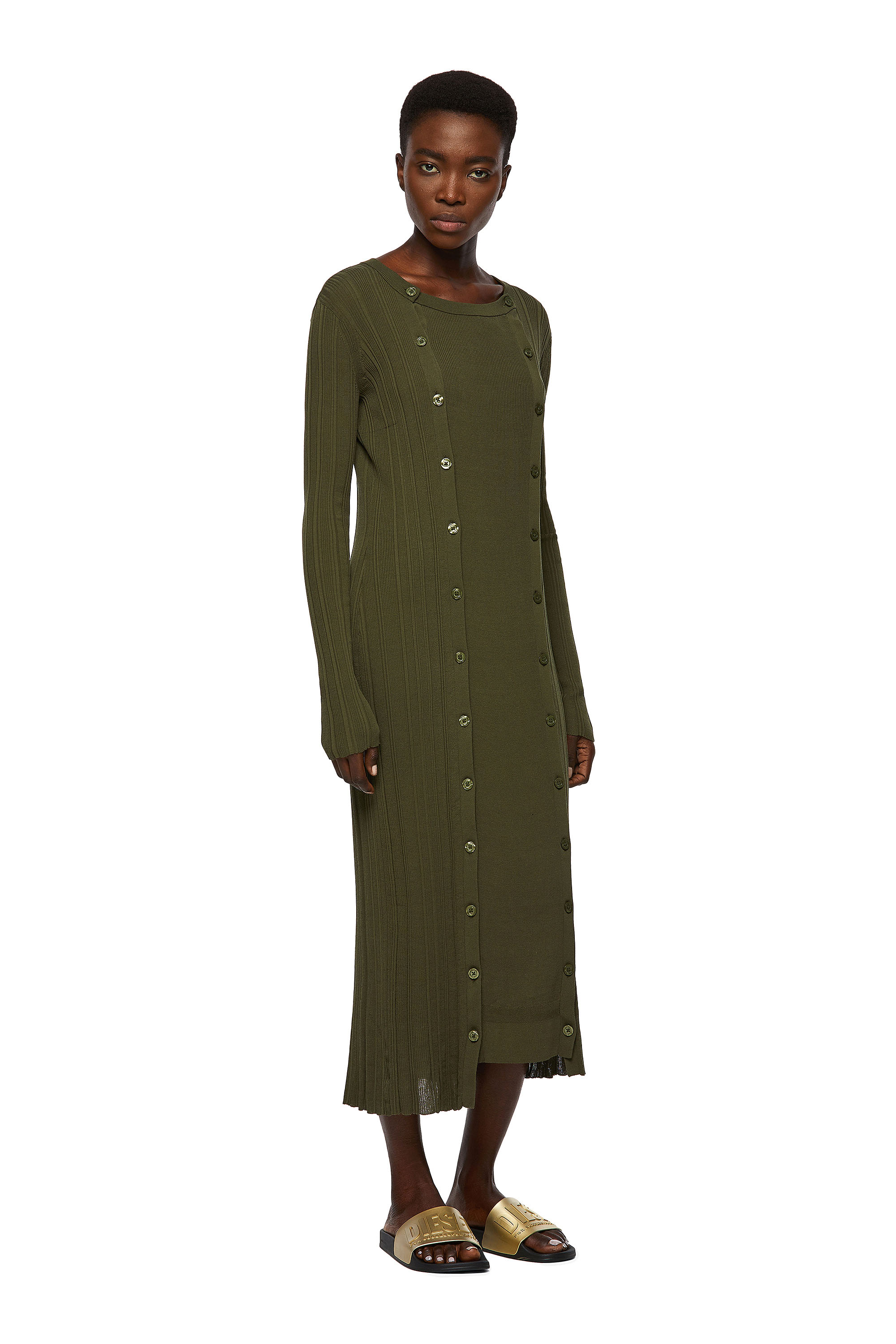 M-GEORGIA, Verde Oliva - Vestidos