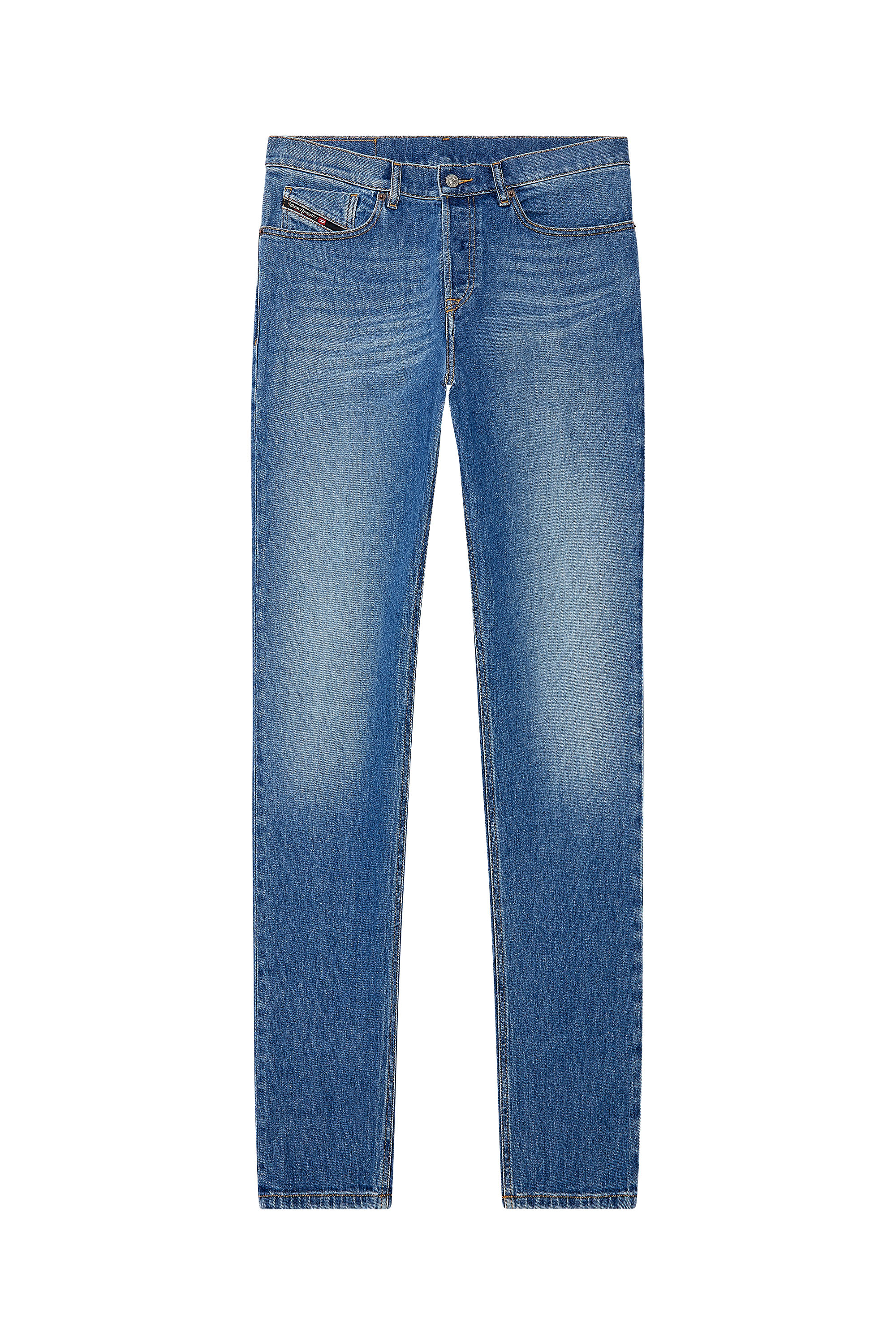 Diesel - Tapered Jeans 2005 D-Fining 09F82, Azul medio - Image 5
