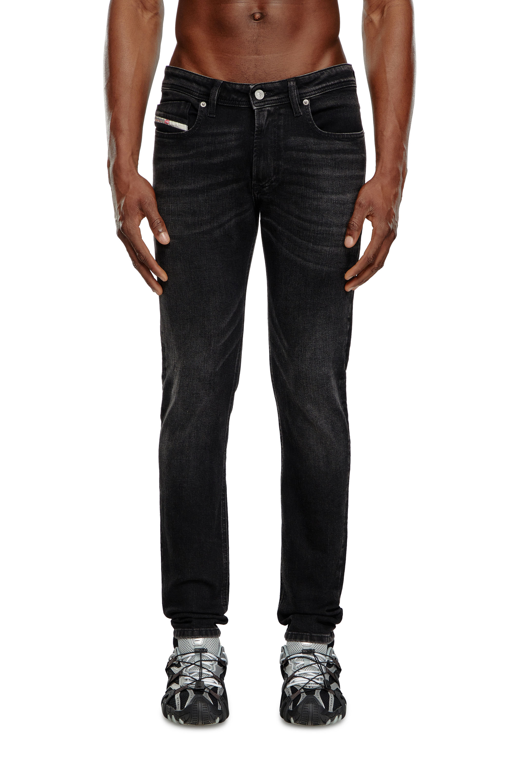 Diesel - Skinny Jeans 1979 Sleenker 0GRDA, Negro/Gris oscuro - Image 1