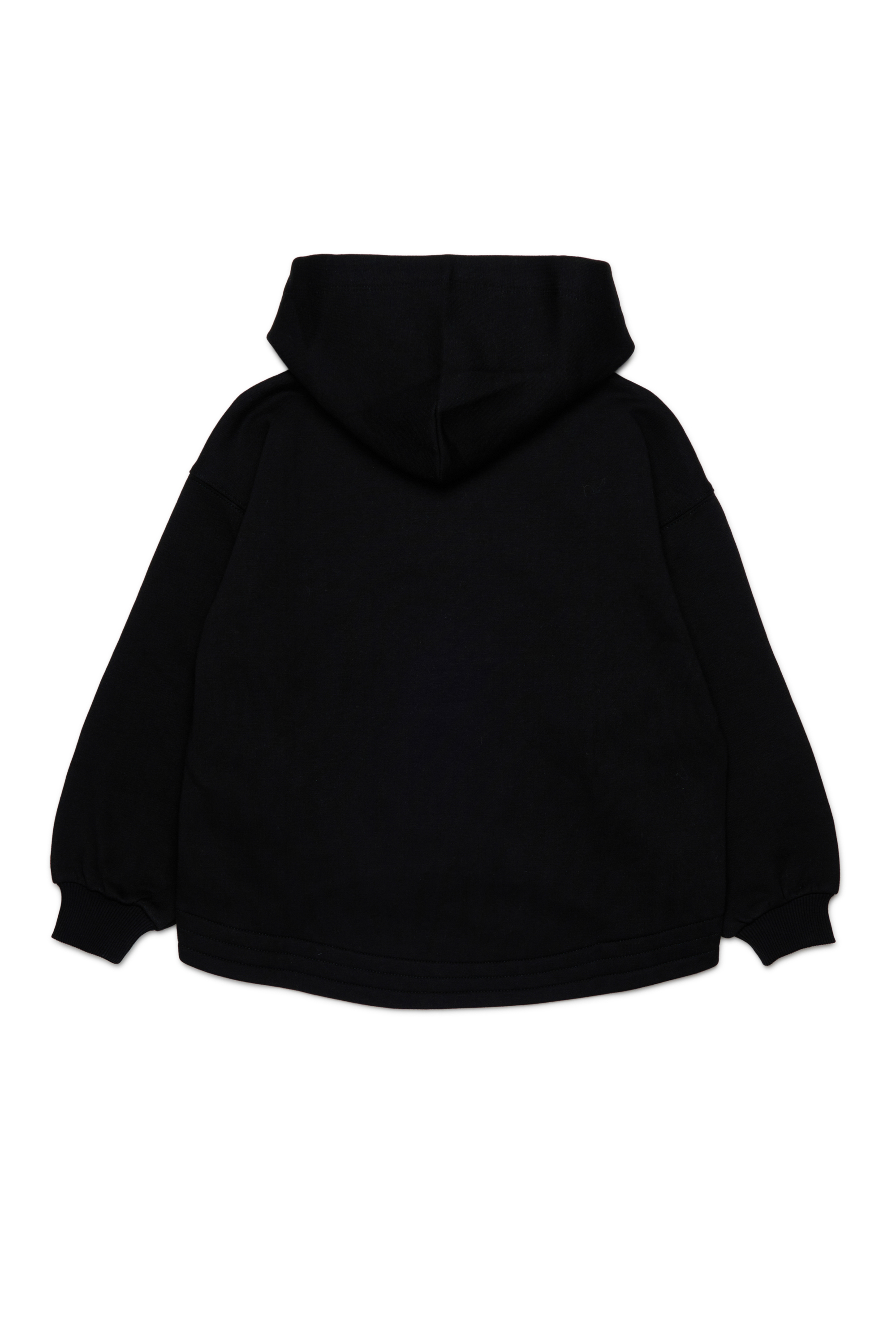 Diesel - STRISTANA, Sudadera de algodón con cremallera Mujer in Negro - 2