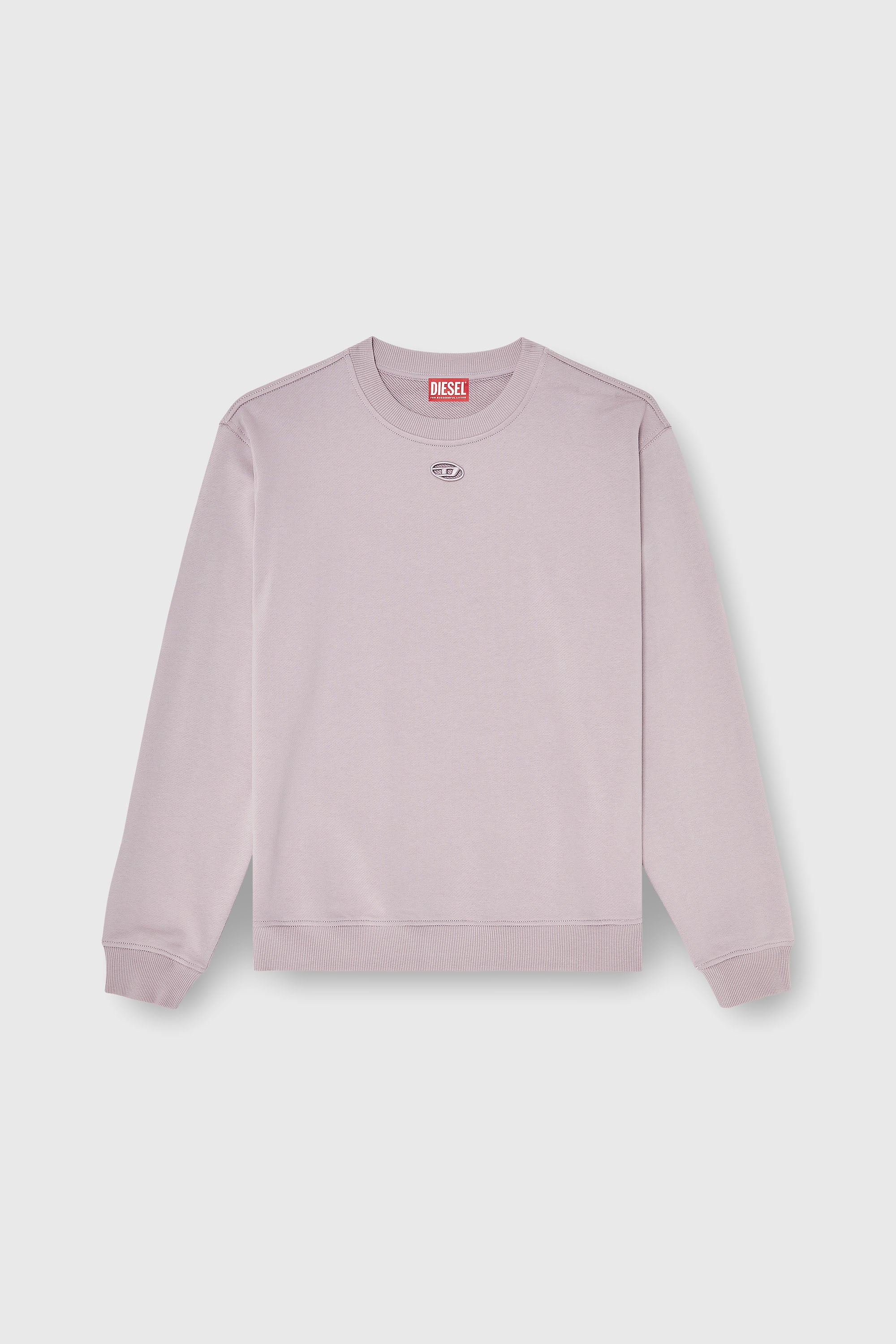 Diesel - F-NORMY-OD, Sudadera de algod&oacute;n con bordado Oval D Mujer in Morado - 2