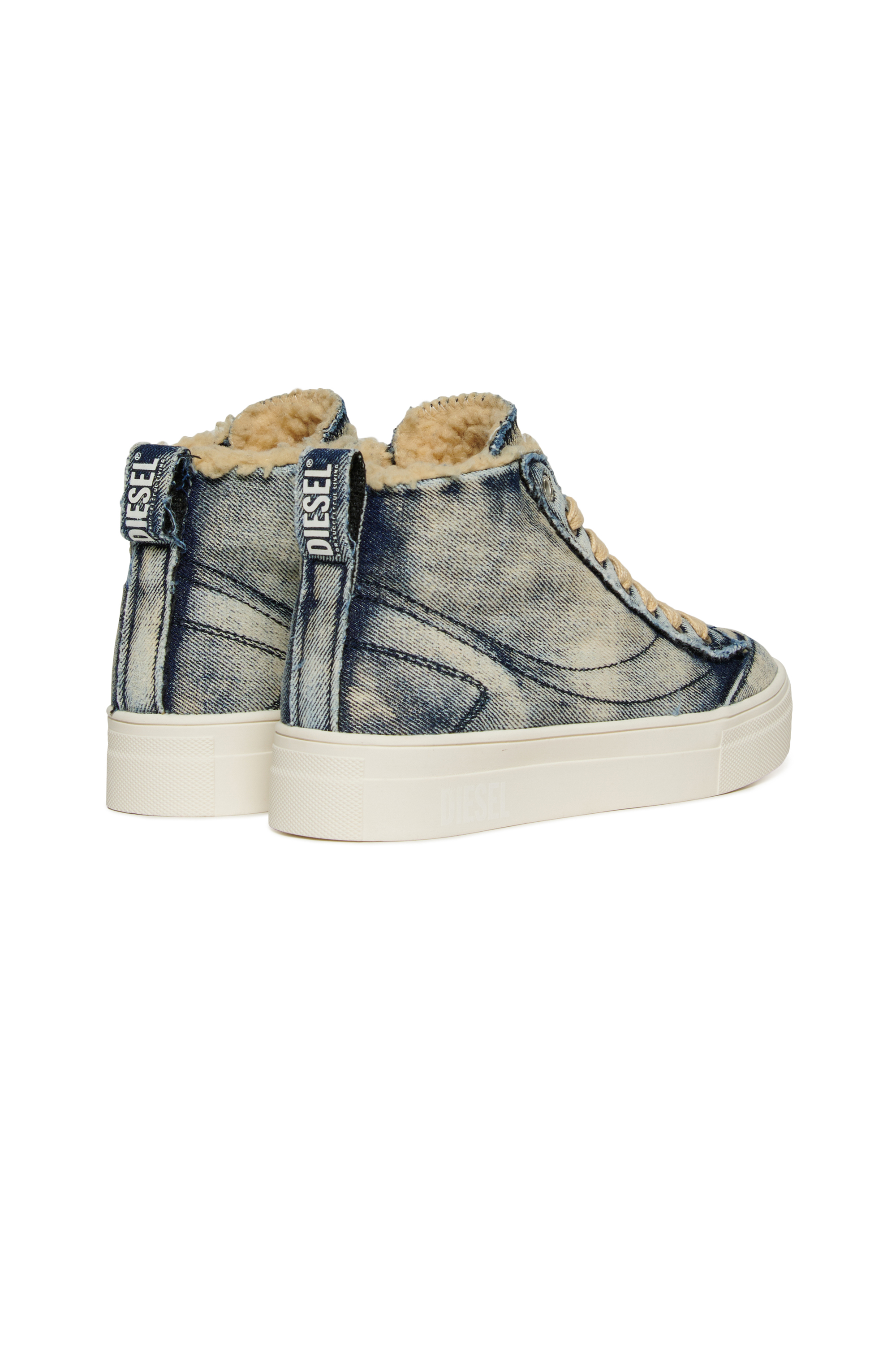 Diesel - S-VANEELA MC, S-VANEELA MC zapatillas de algodón con logo Unisex in Azul marino - 3
