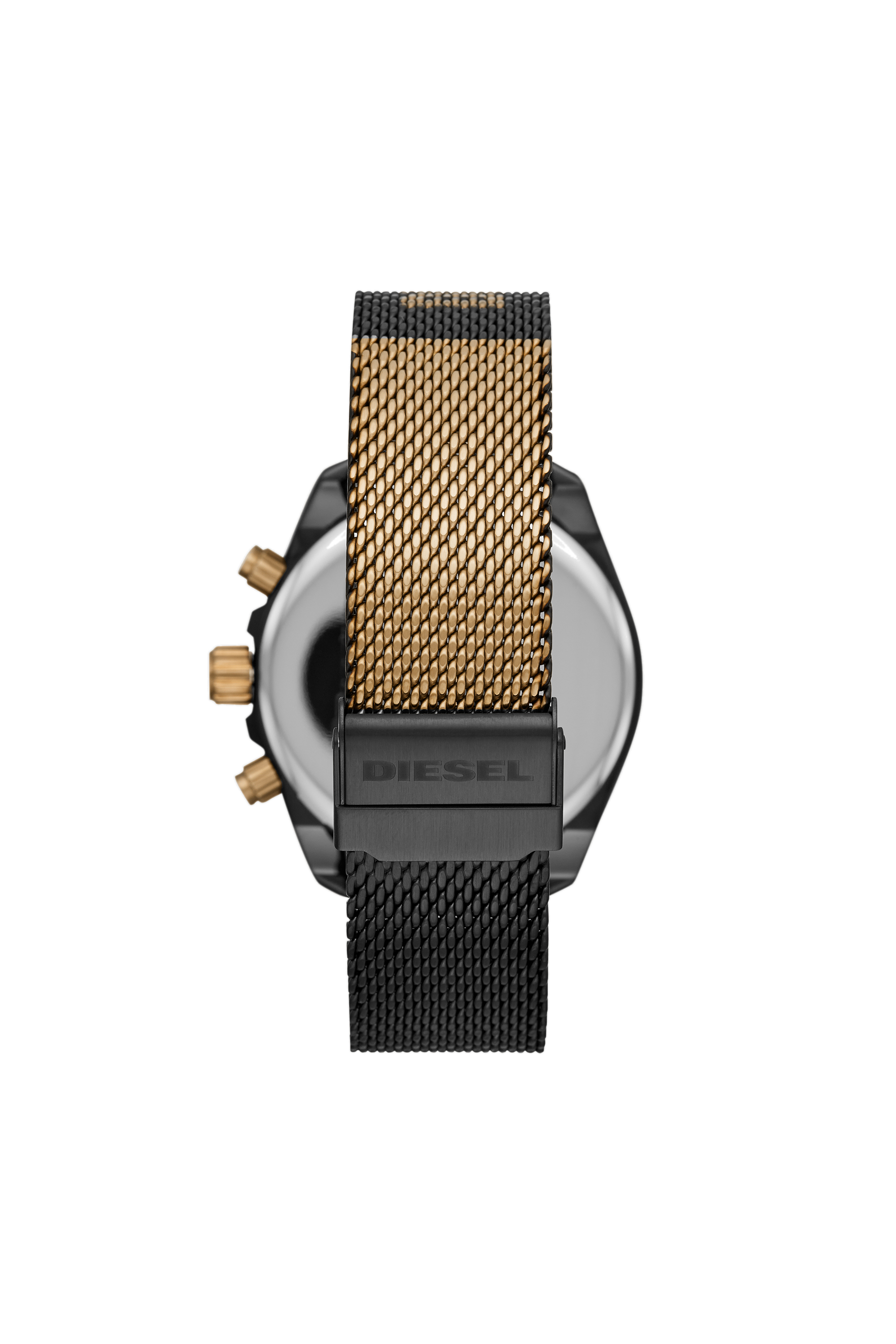 Diesel - DZ4517, Reloj cronógrafo MS9 con correa en piel negra Hombre in Negro - 2