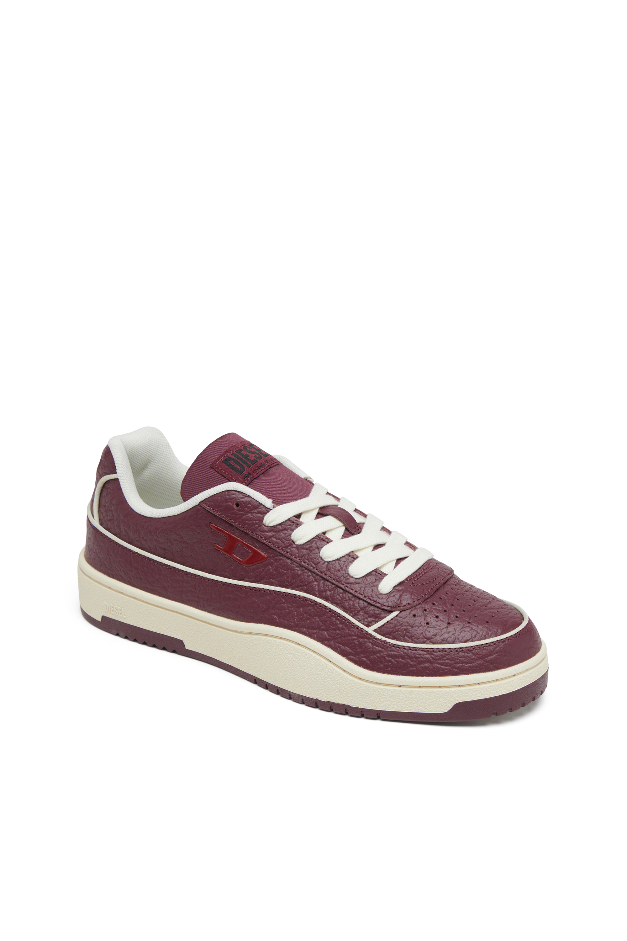S-TRACKER-D LOW, Borgoña Diesel - S-TRACKER-D LOW, S-Tracker-D-Deportivas de cuero texturizado Hombre in Rojo - 6